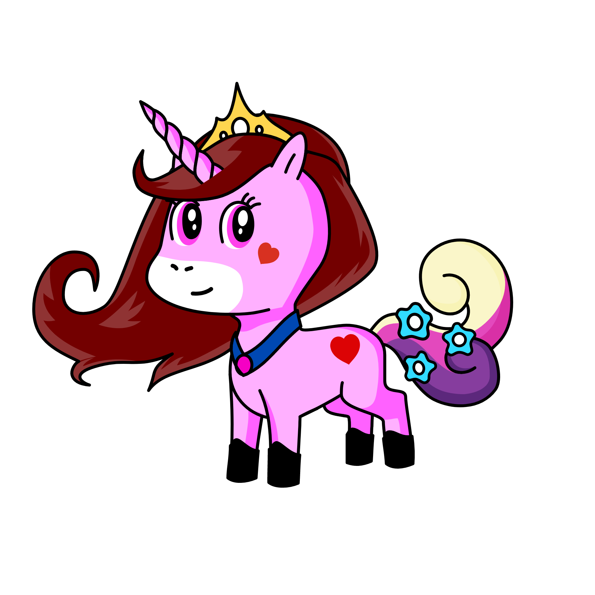 Pinky, the unicorn