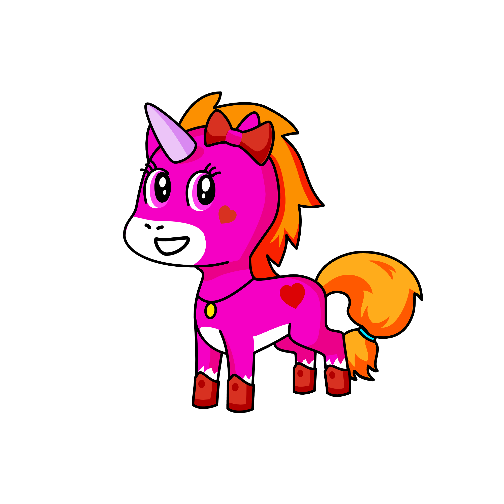 pinky, the unicorn