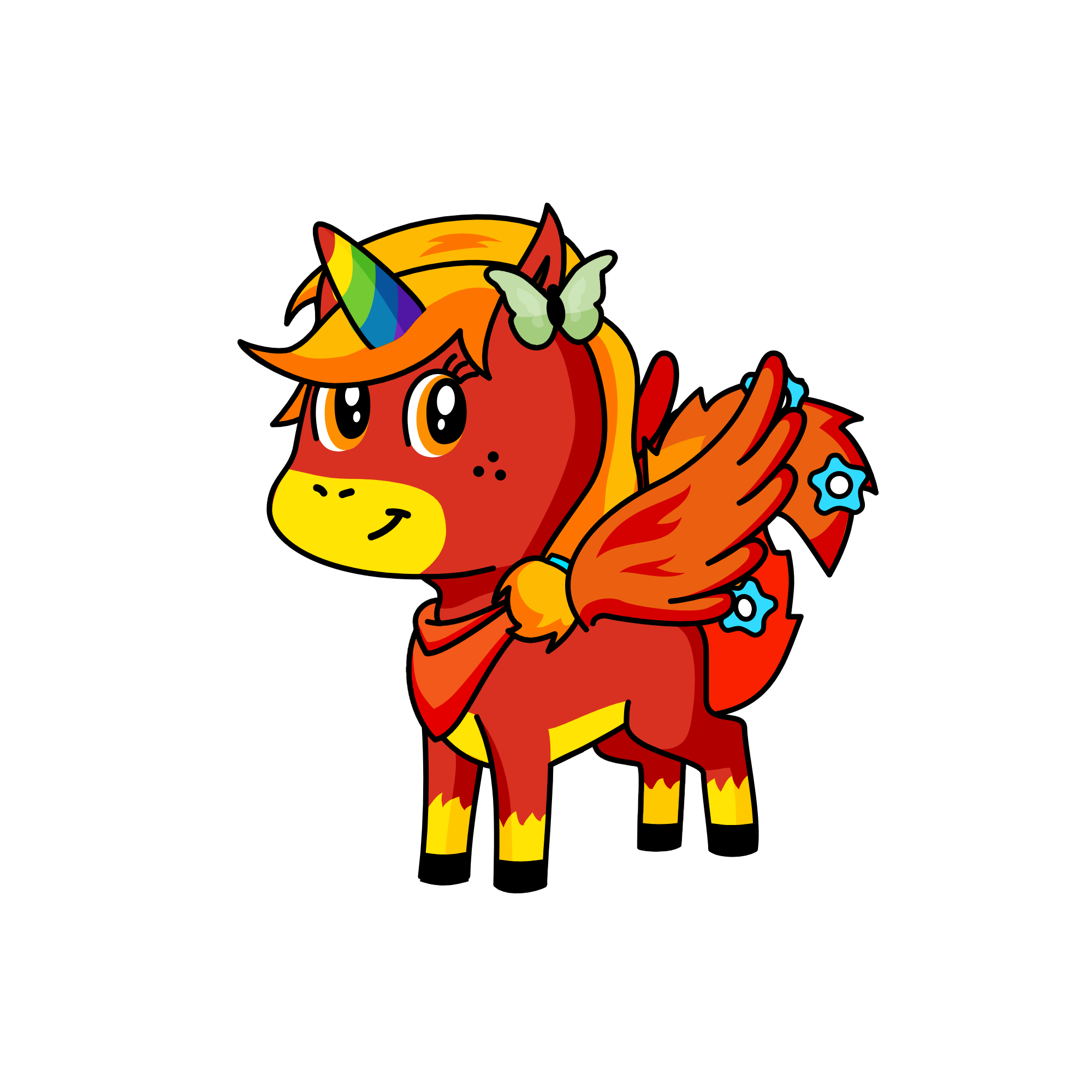 flykle, the unicorn