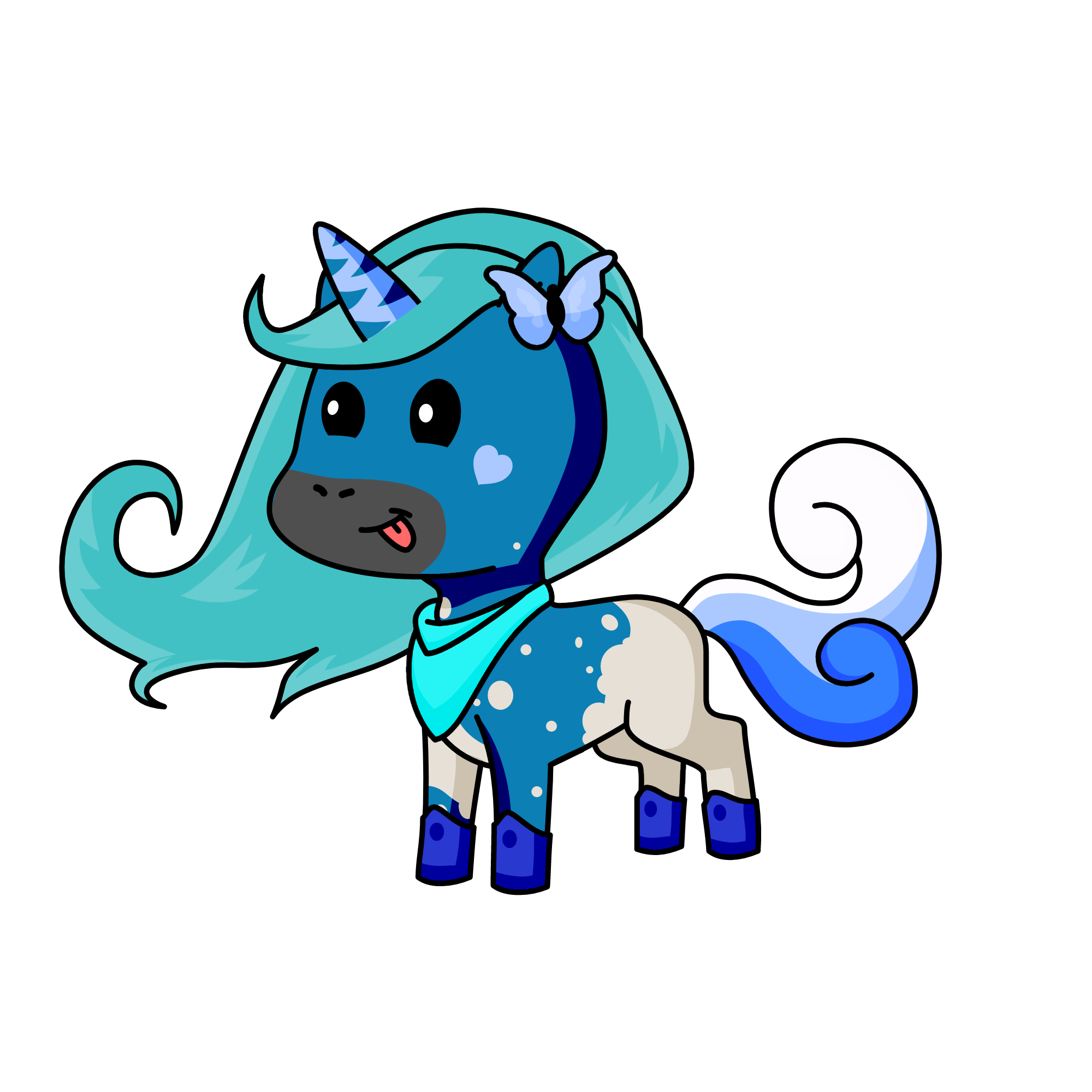 Snow ball, the unicorn