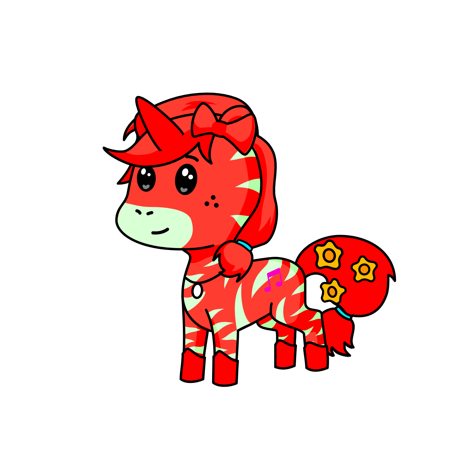 RED, the unicorn