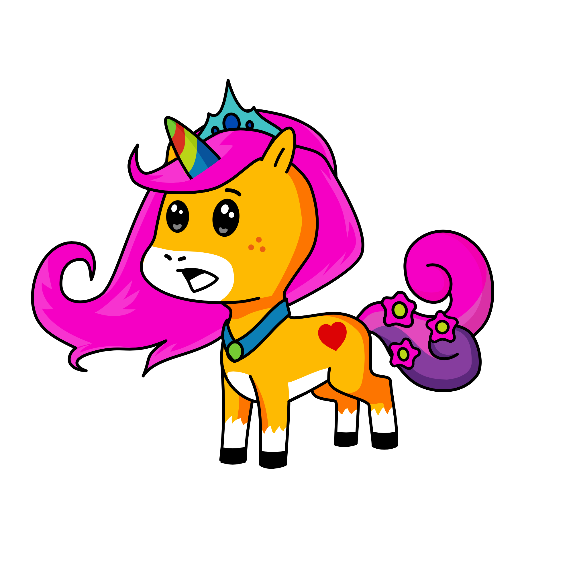 high, the unicorn
