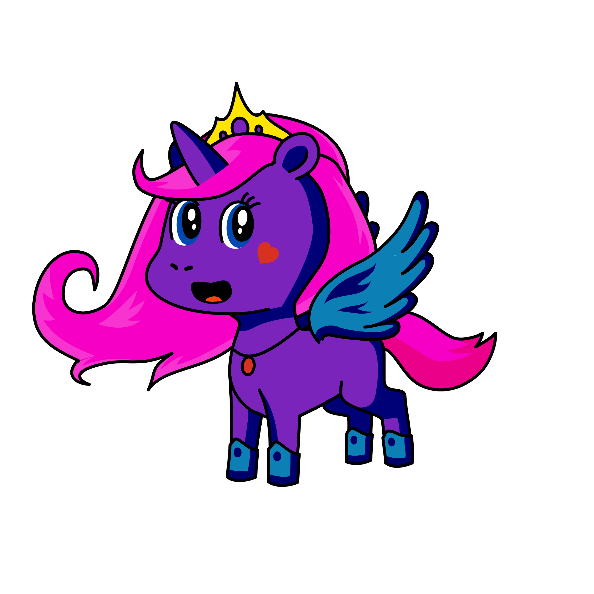 luni, the unicorn
