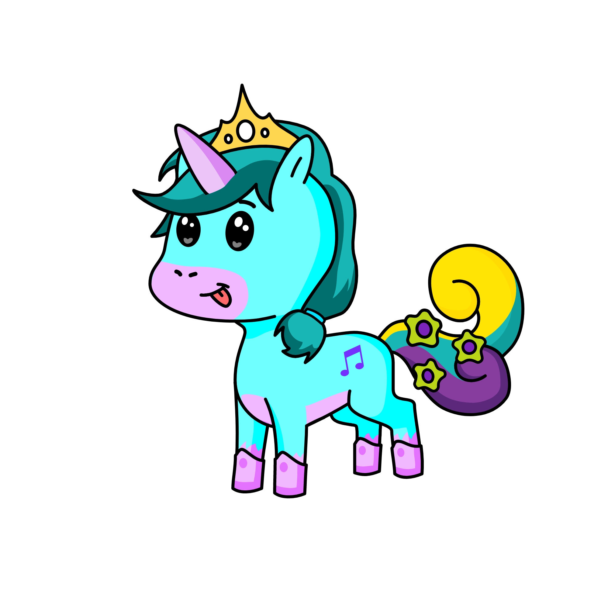 Piandma, the unicorn
