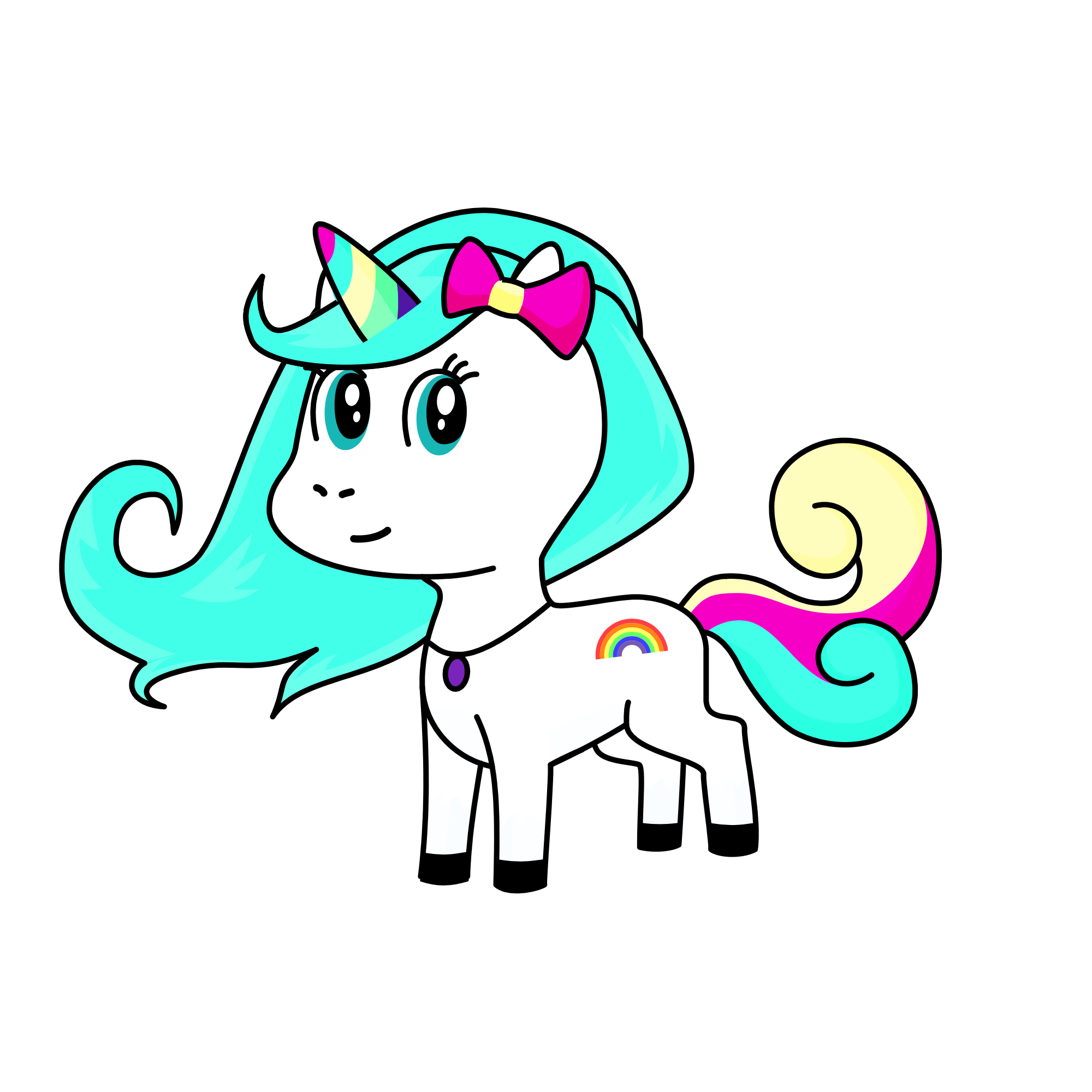 Melody, the unicorn