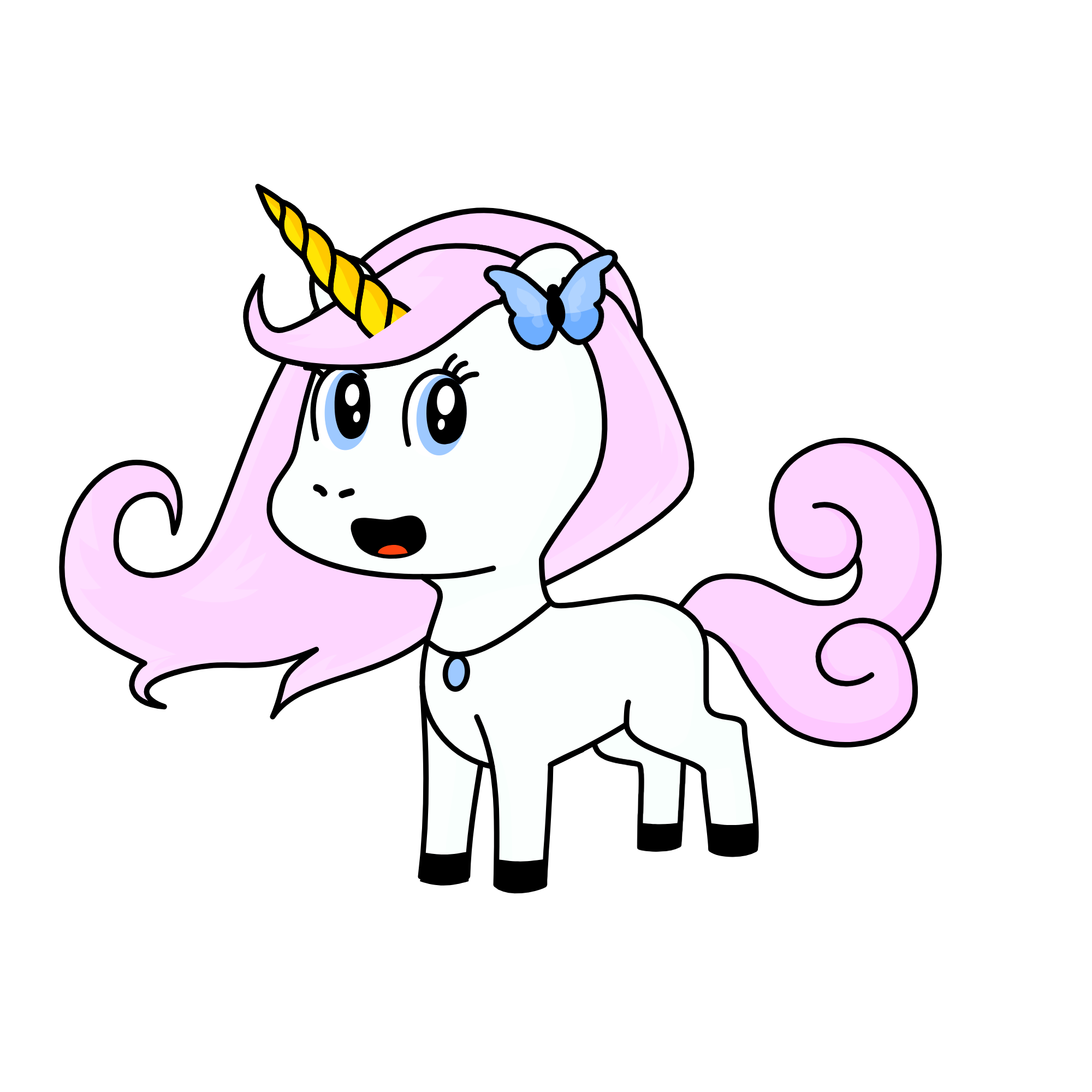 Candy, the unicorn