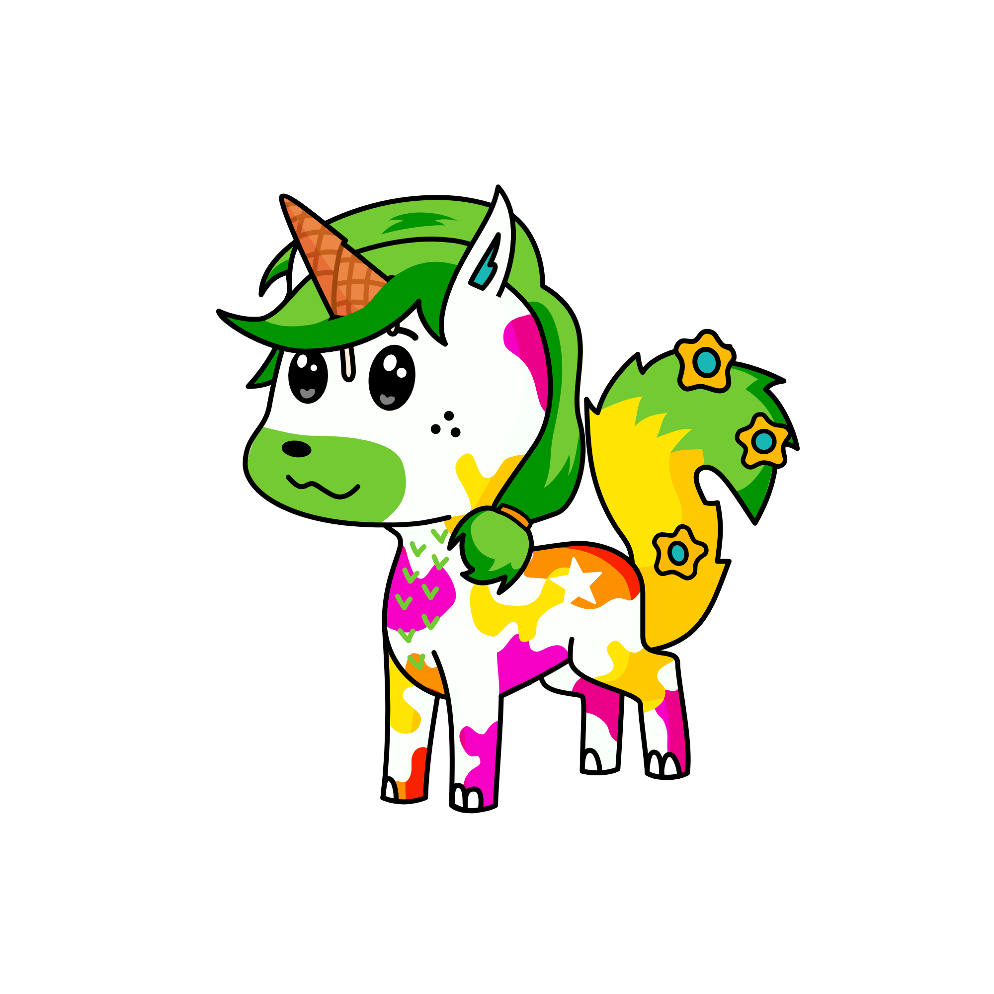 Fawn, the unicorn