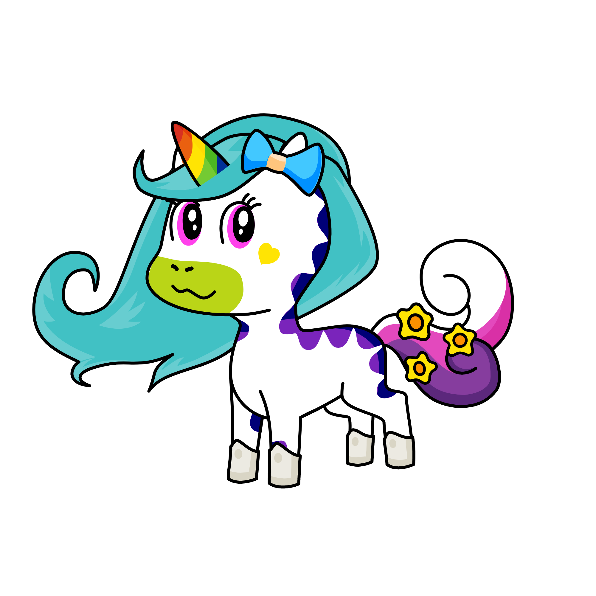 愛心, the unicorn
