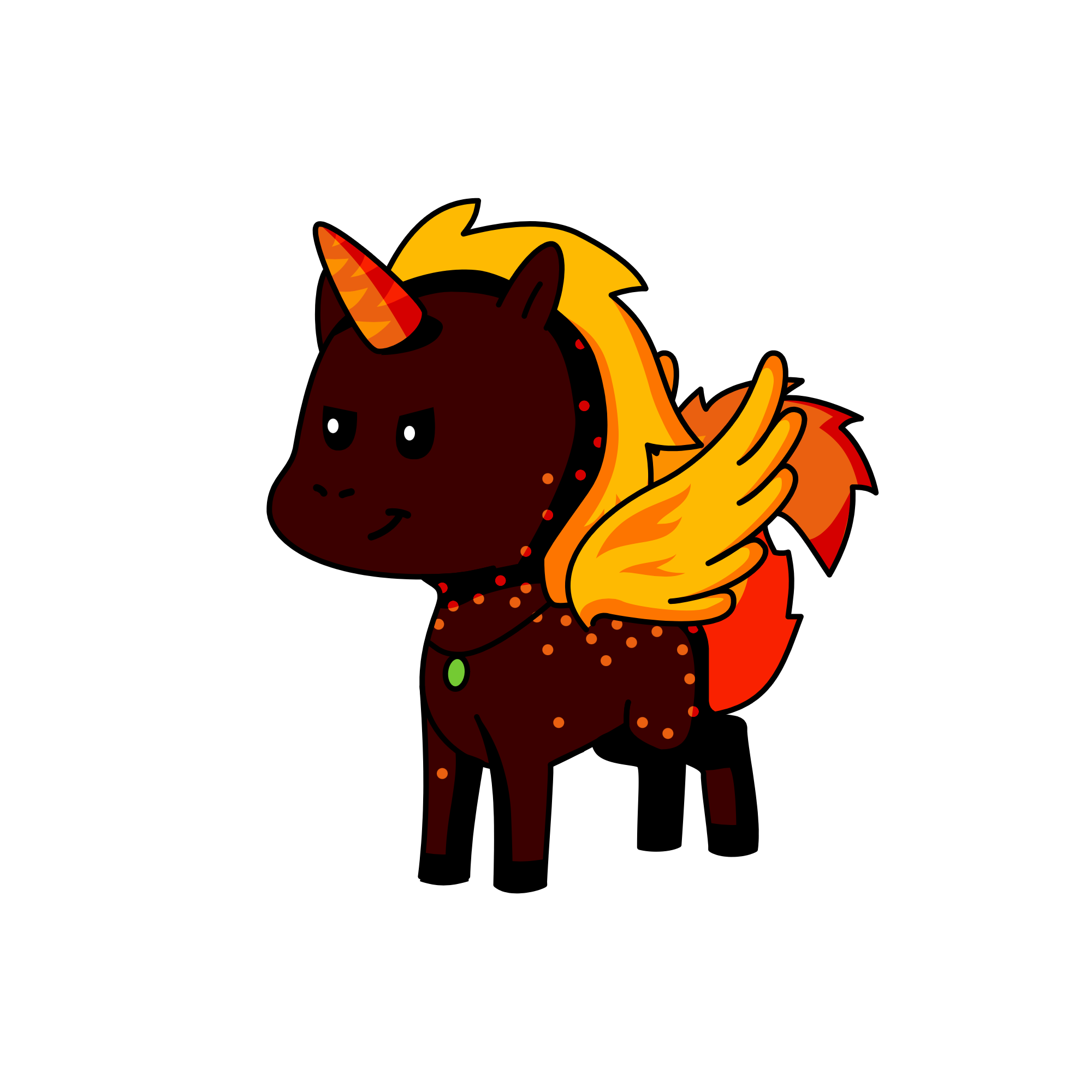 Scorch, the unicorn