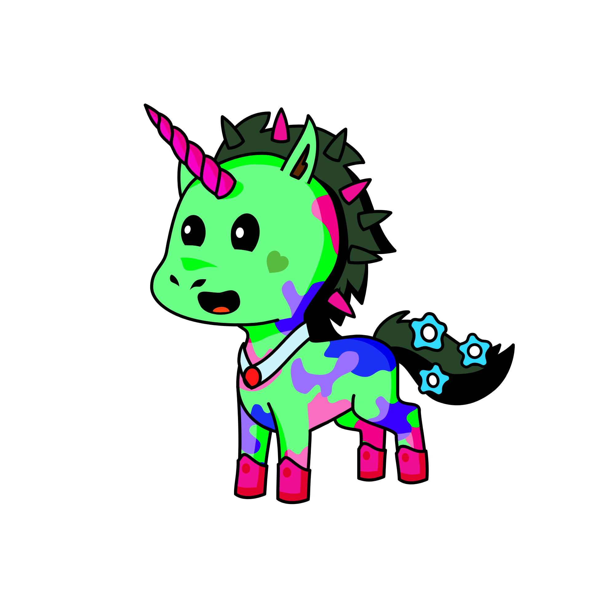 Fireman Sam, the unicorn