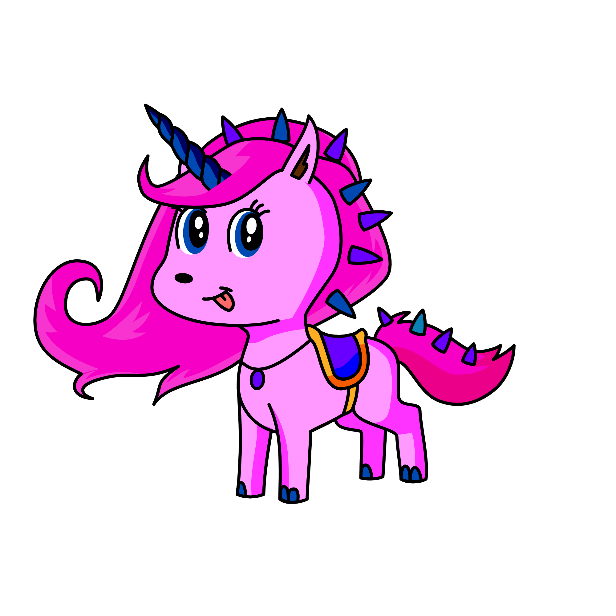 Prinssy, the unicorn