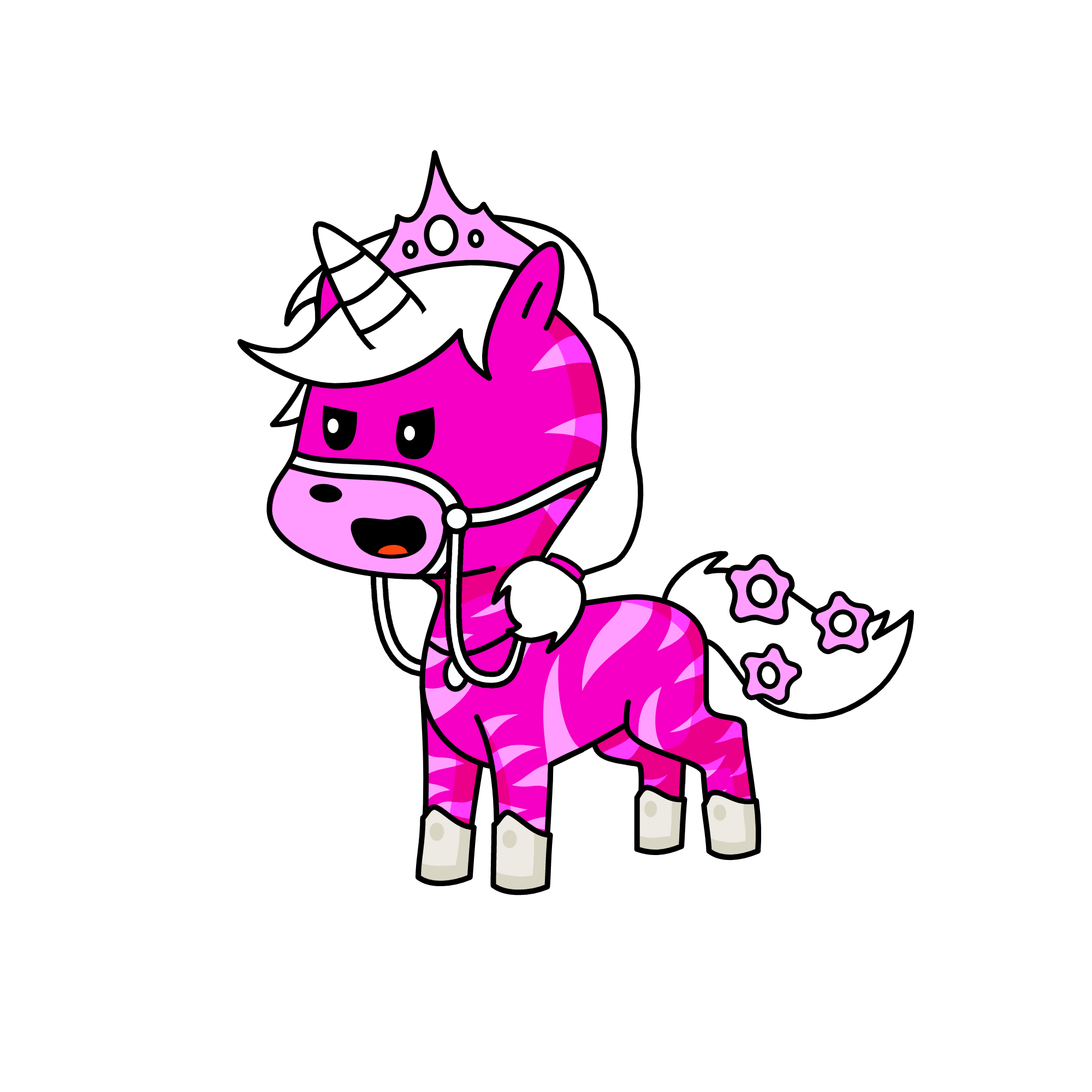 Pinky, the unicorn