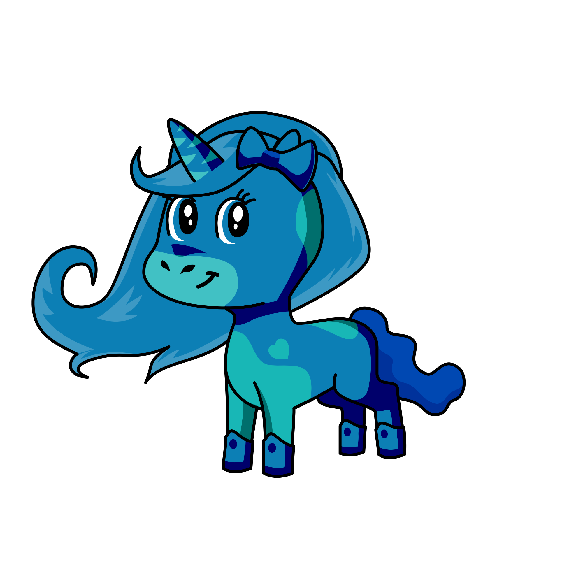 Sky, the unicorn