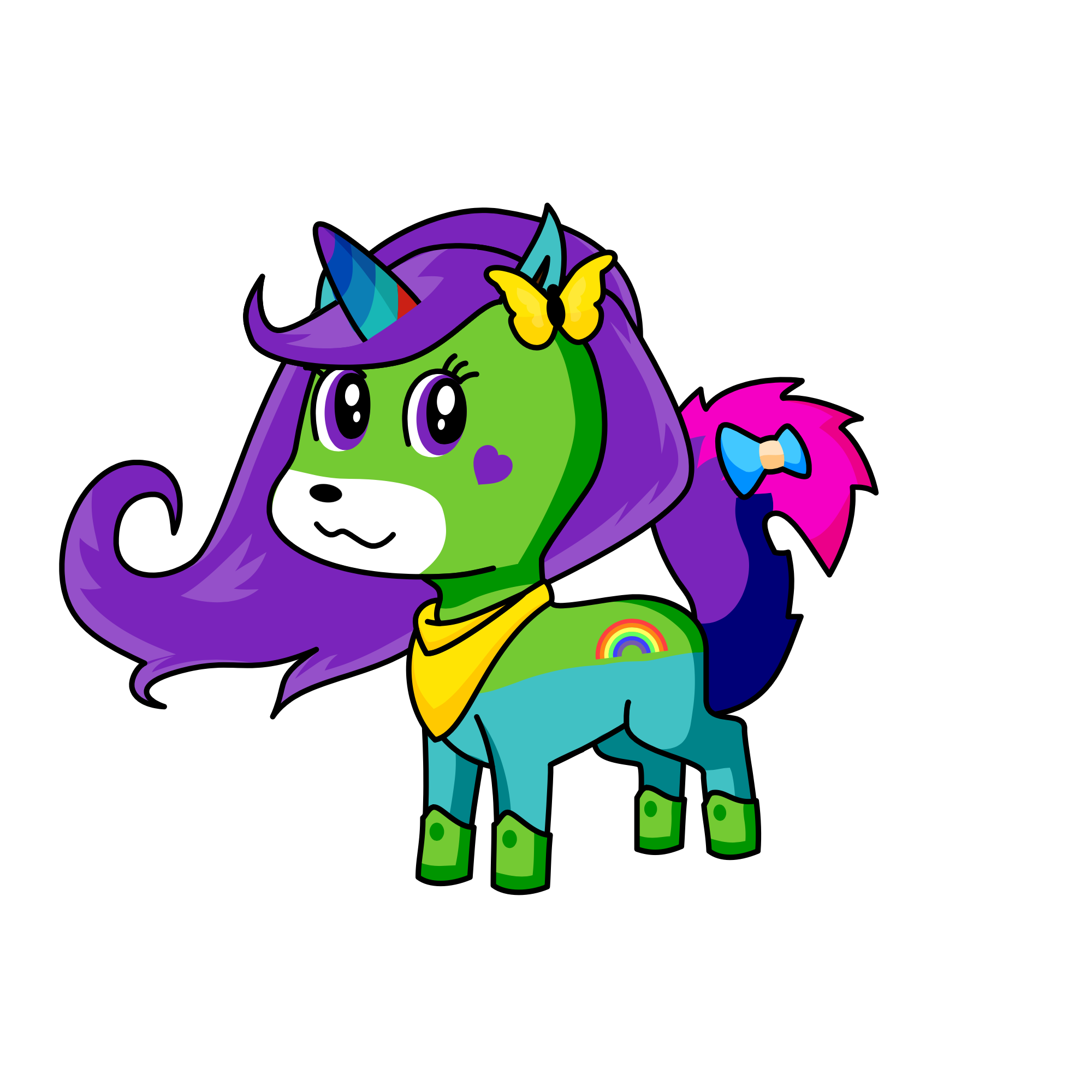 Owlgee, the unicorn