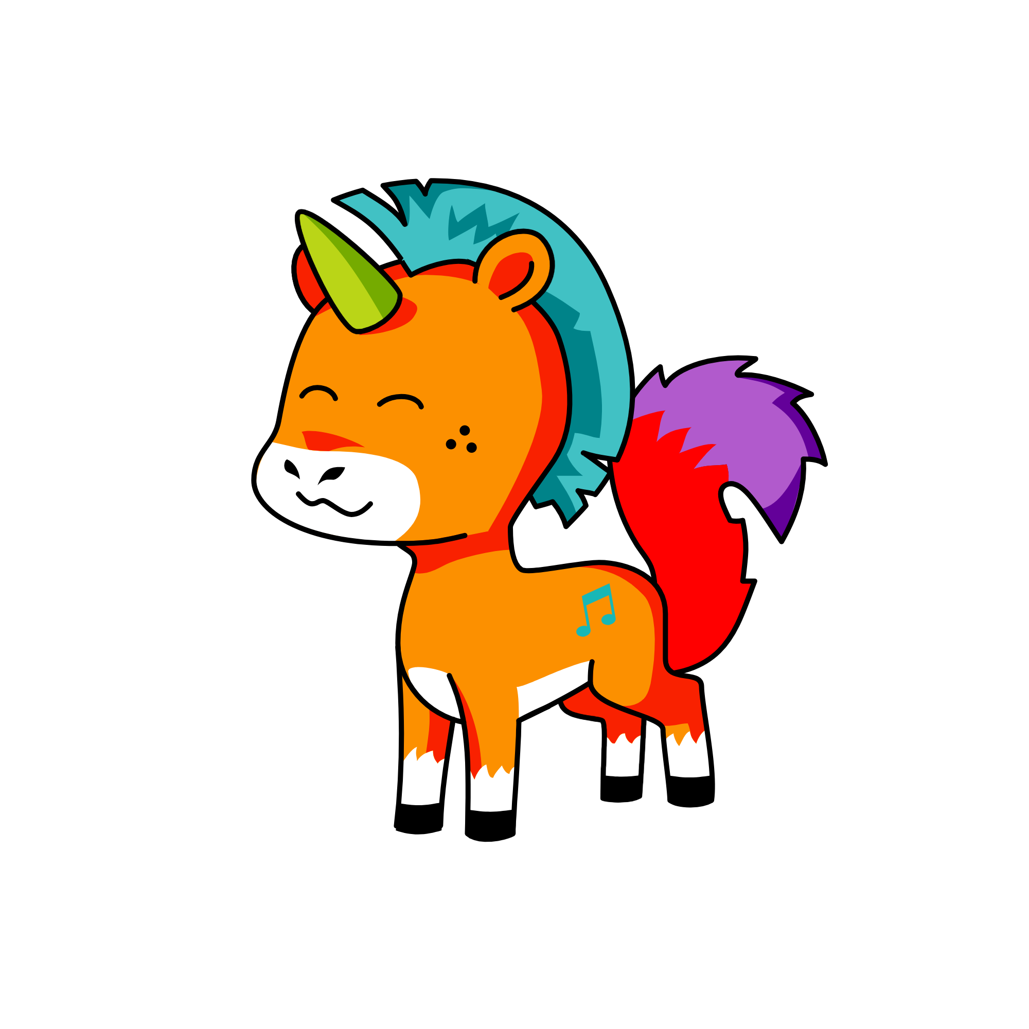 abcdefghjklmnopqrstuvwxyz, the unicorn