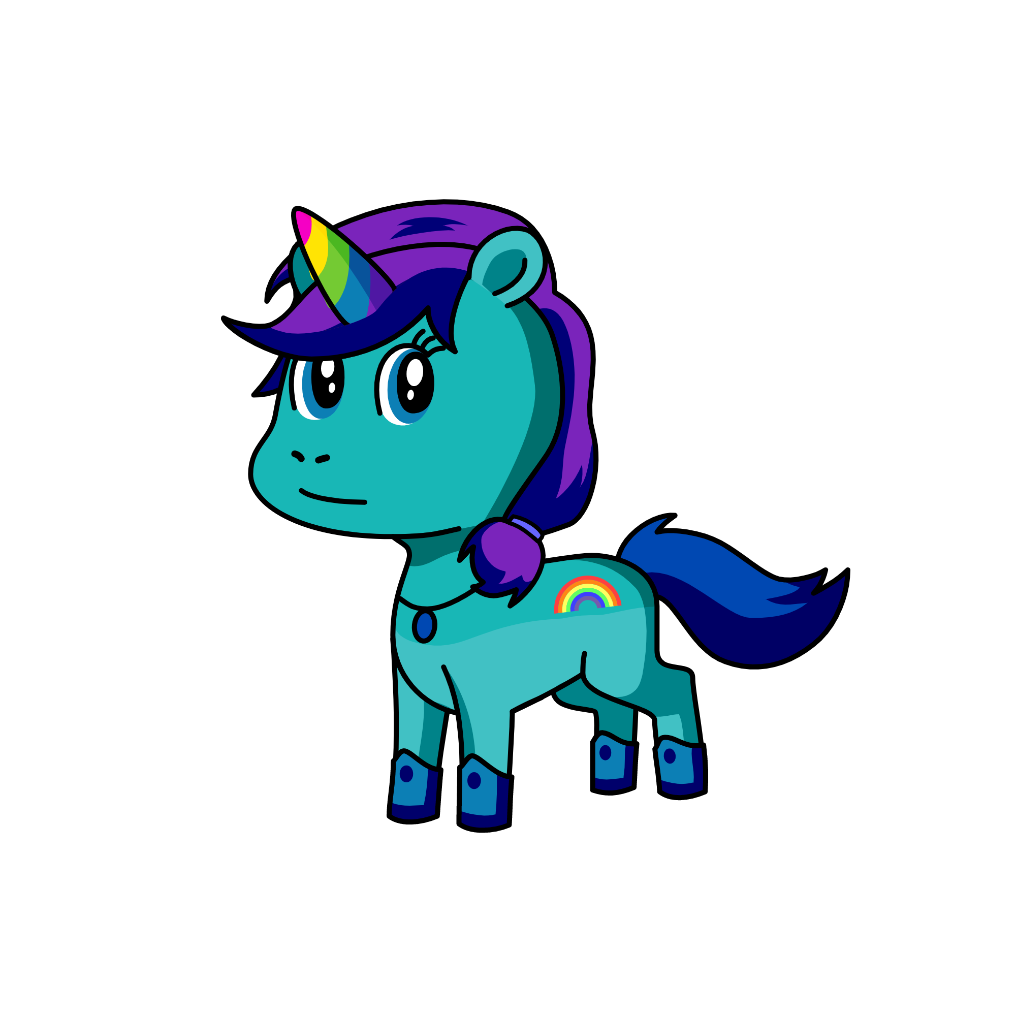 candy, the unicorn