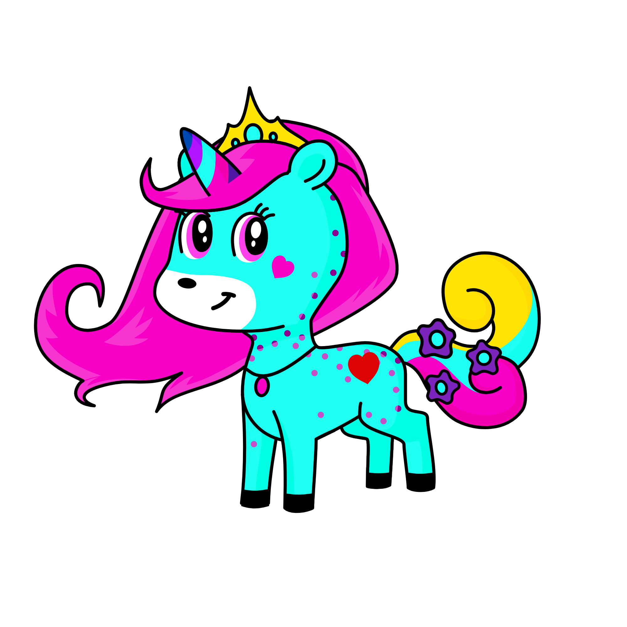 Phibi, the unicorn