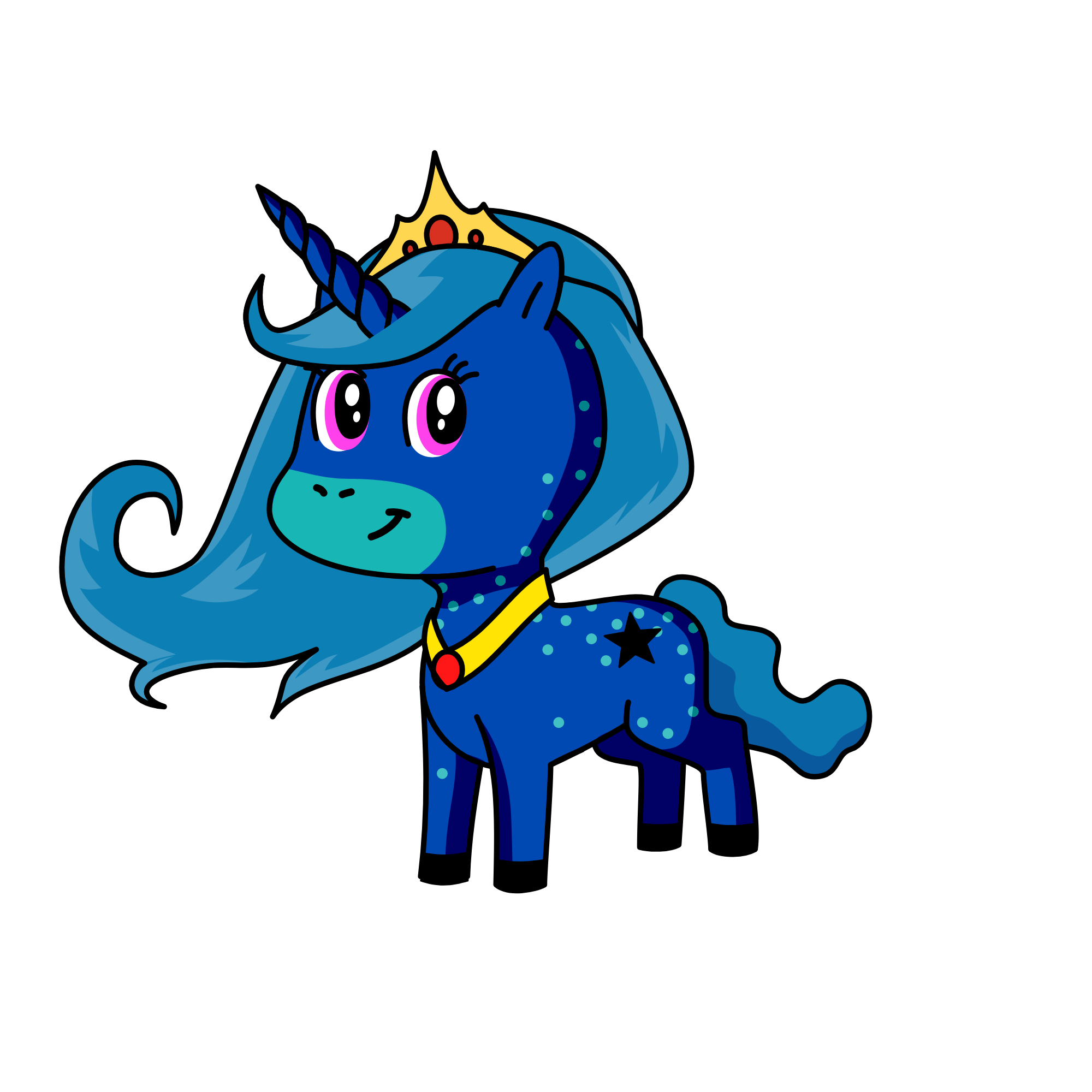 PRINCES LUNA, the unicorn