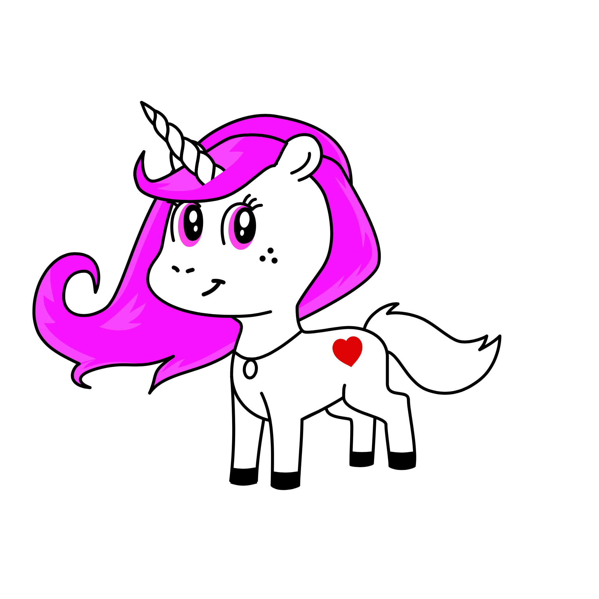 Princess Bubblecorn, the unicorn