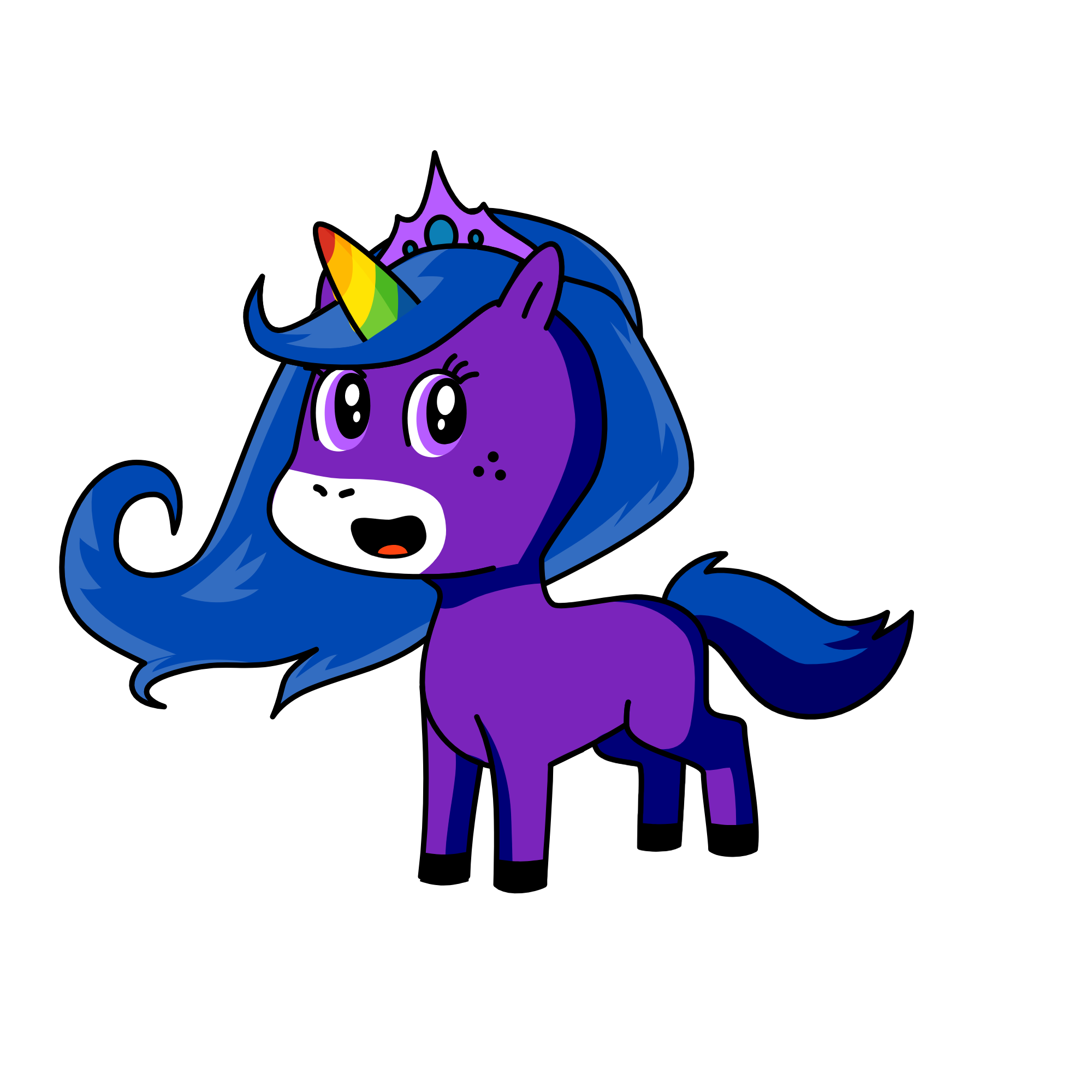 Midnight, the unicorn