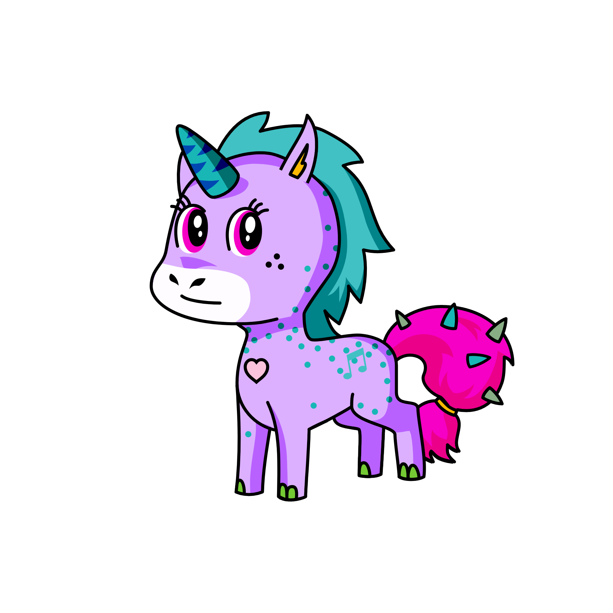 Looney, the unicorn