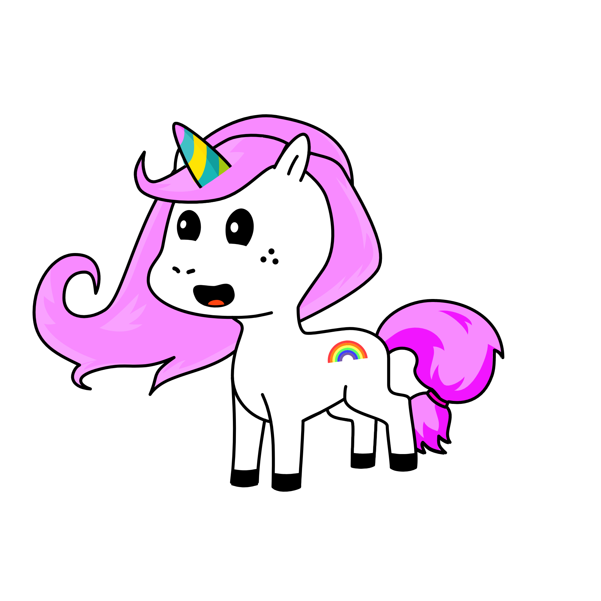 Cotton candy, the unicorn