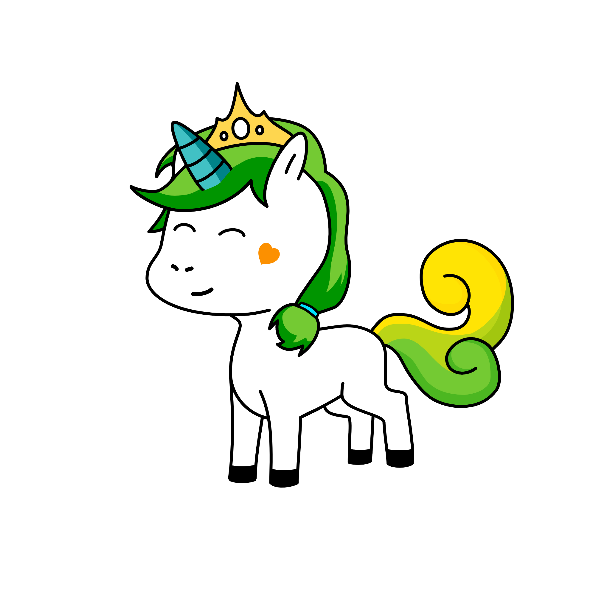 繽紛, the unicorn