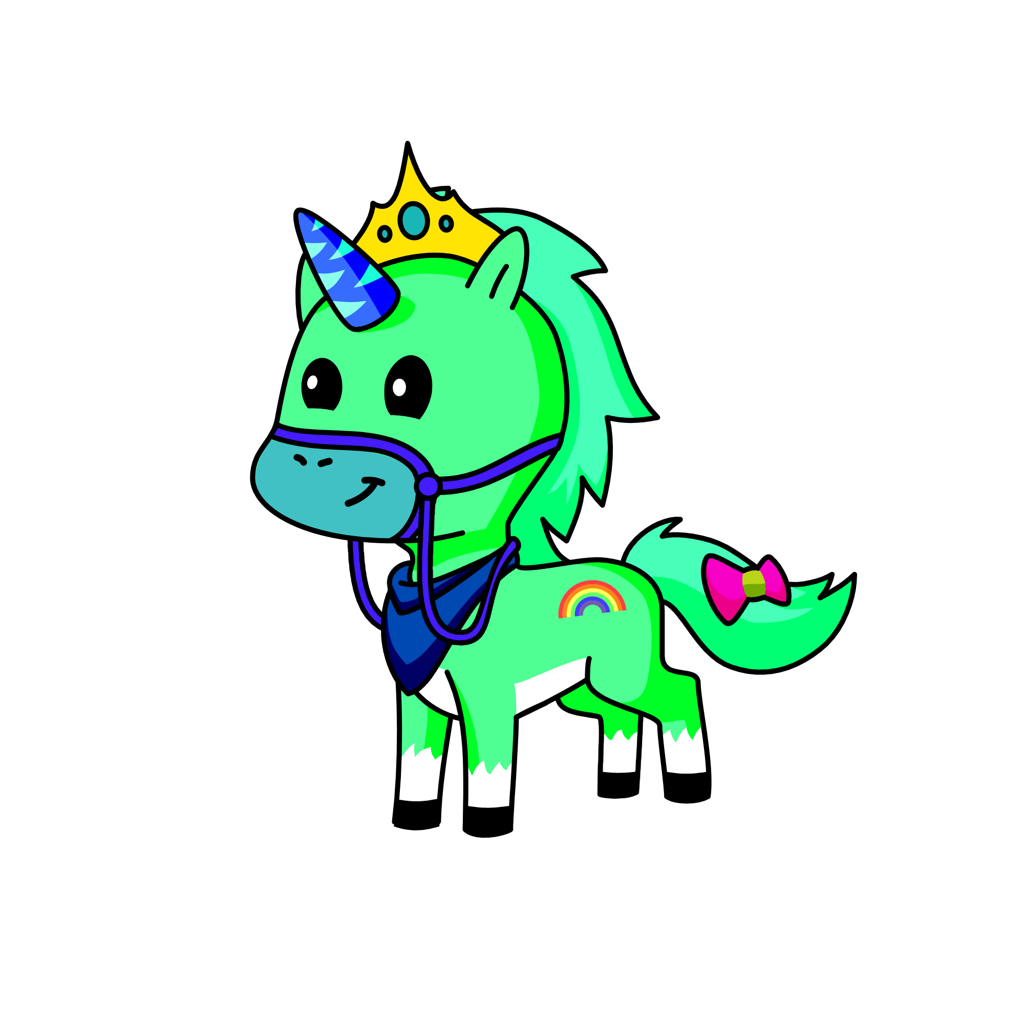 Amber, the unicorn