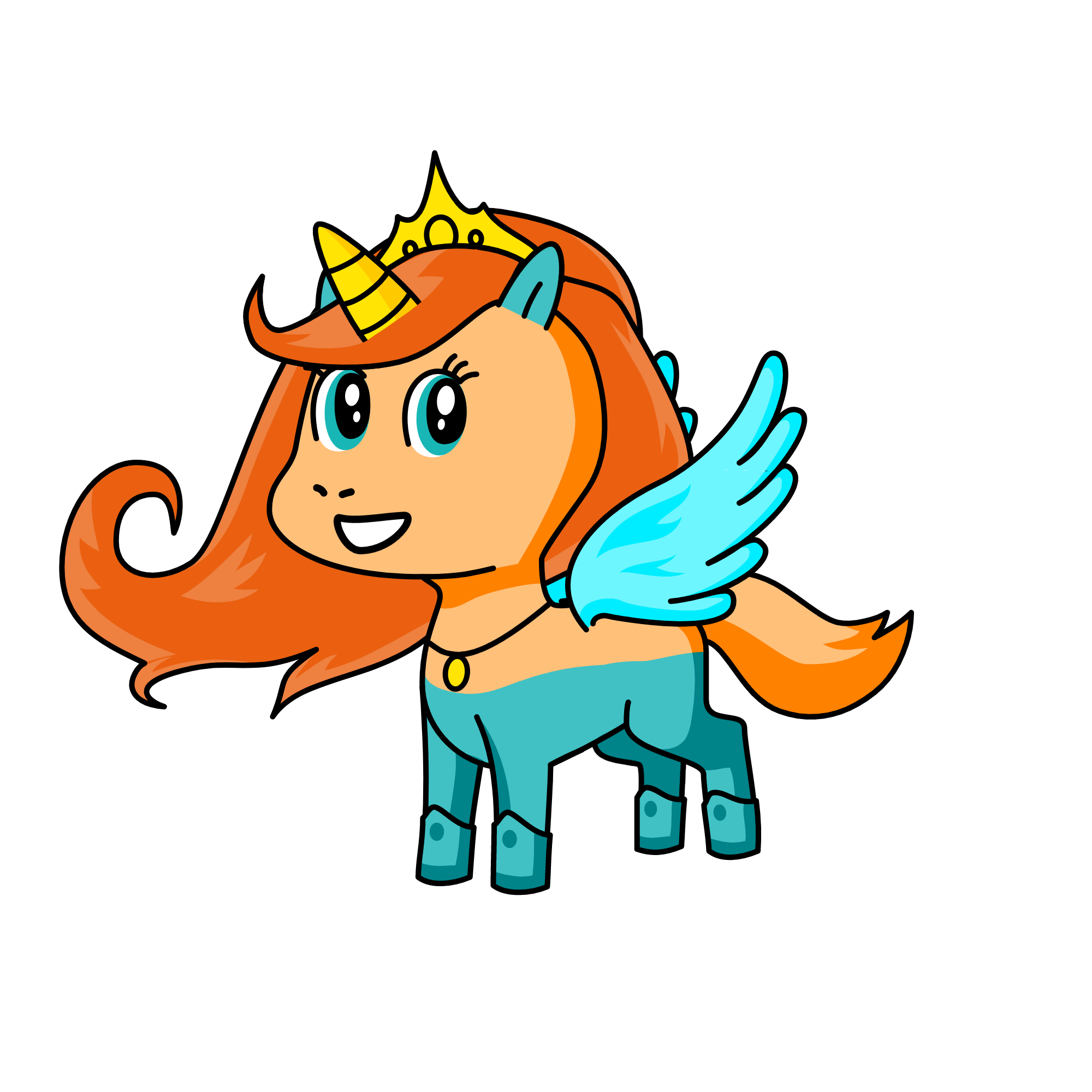 Bloom, the unicorn
