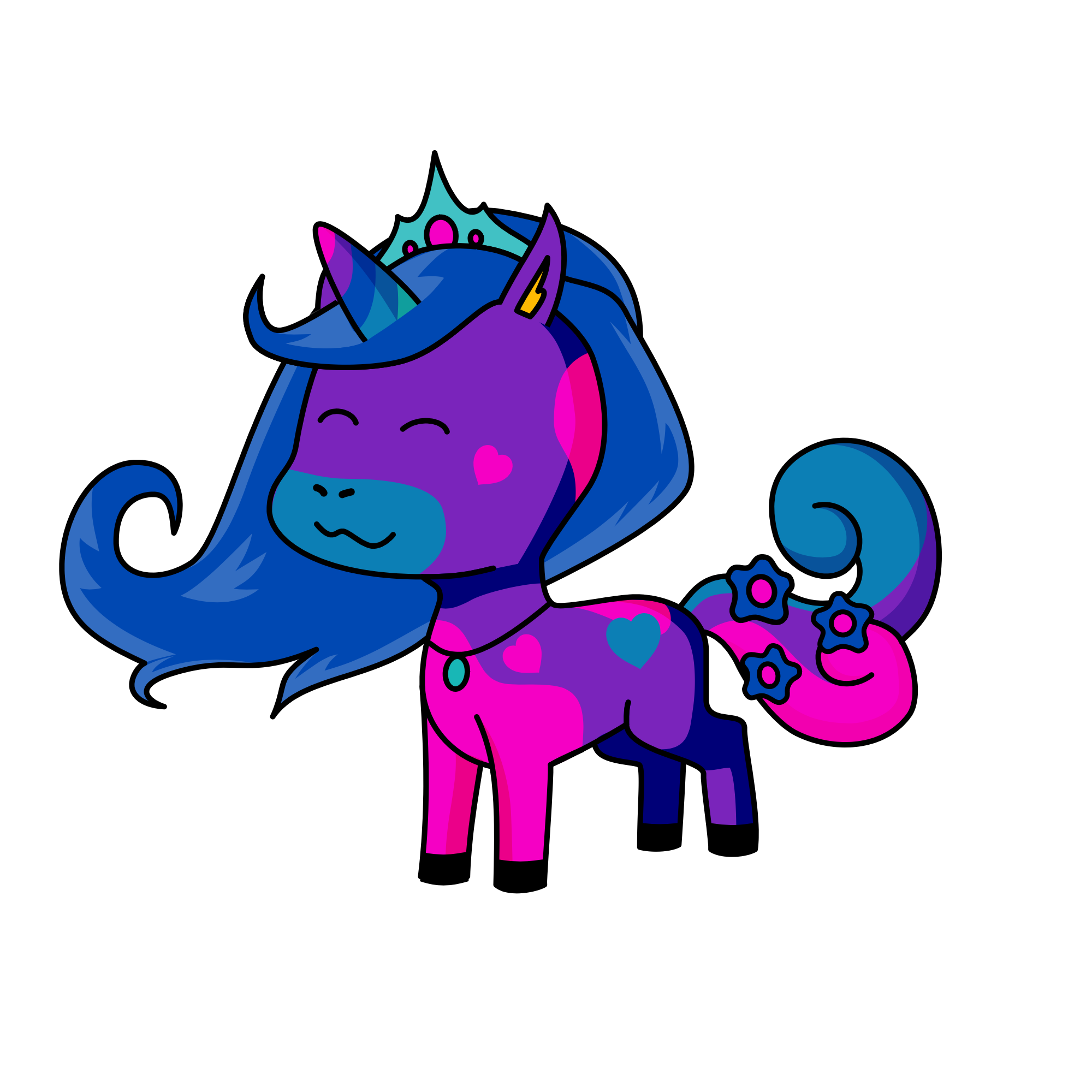 Galaxy, the unicorn