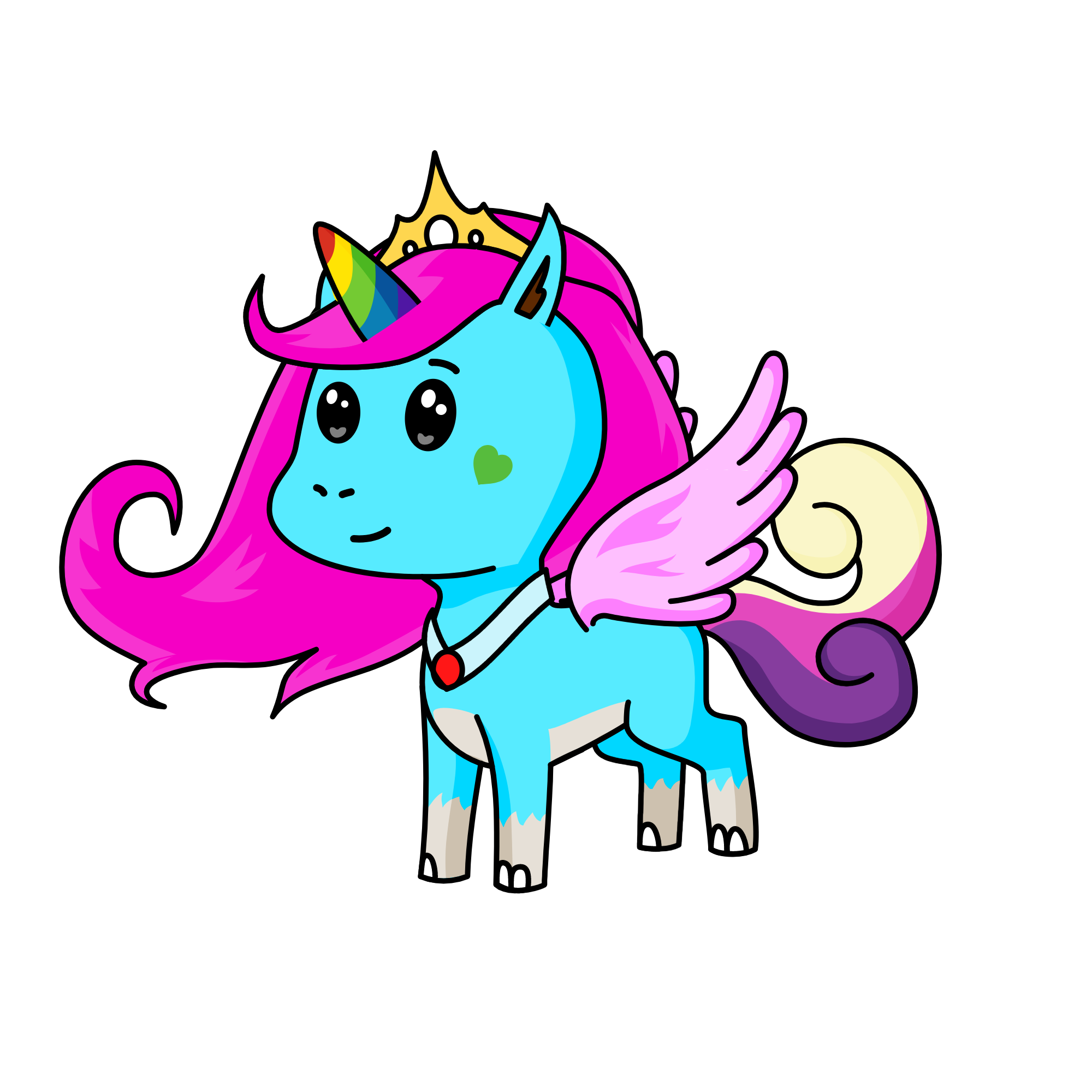 亮彩, the unicorn