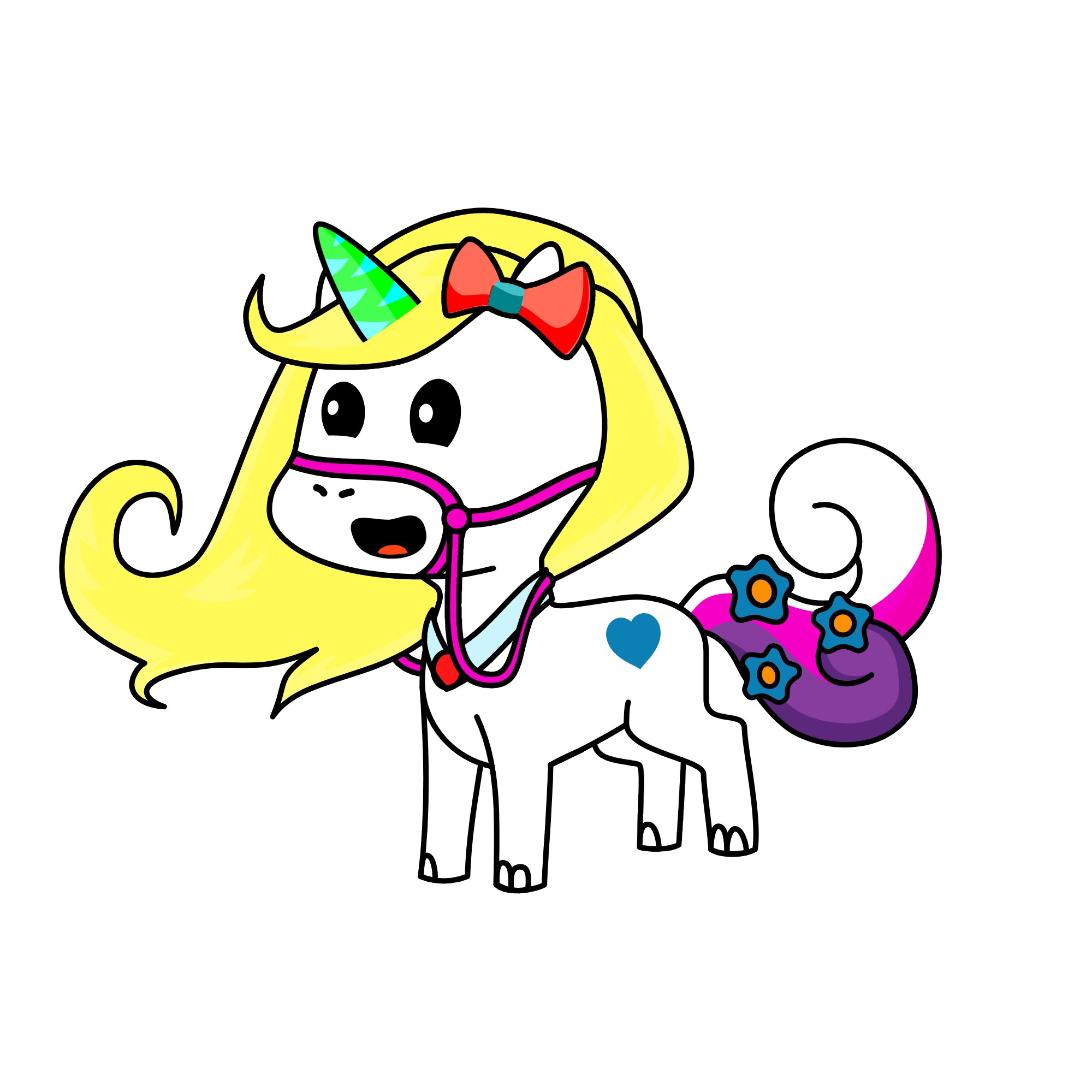 周周, the unicorn