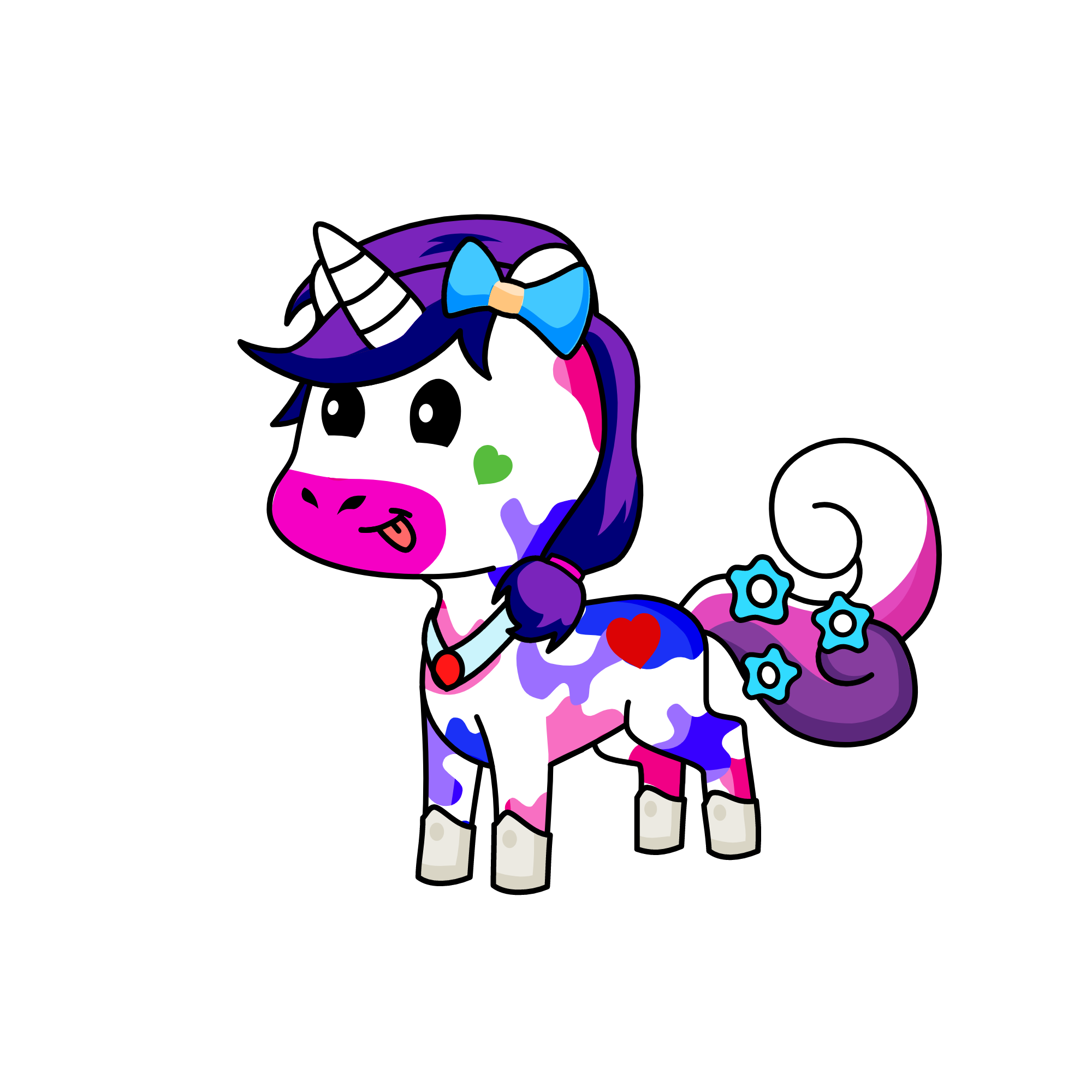 momo, the unicorn