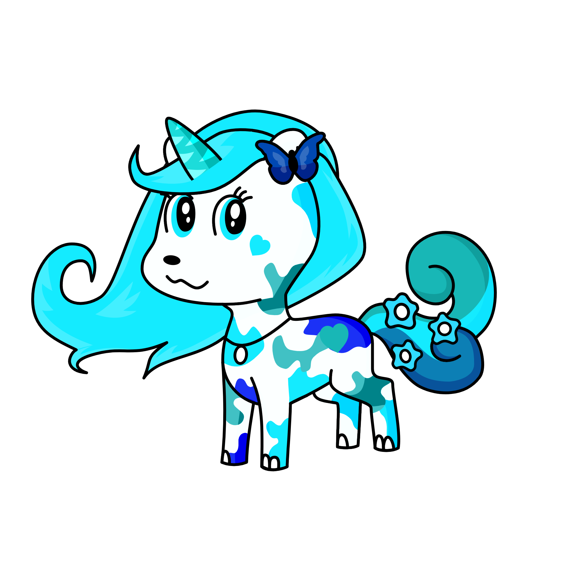 Snow everest, the unicorn