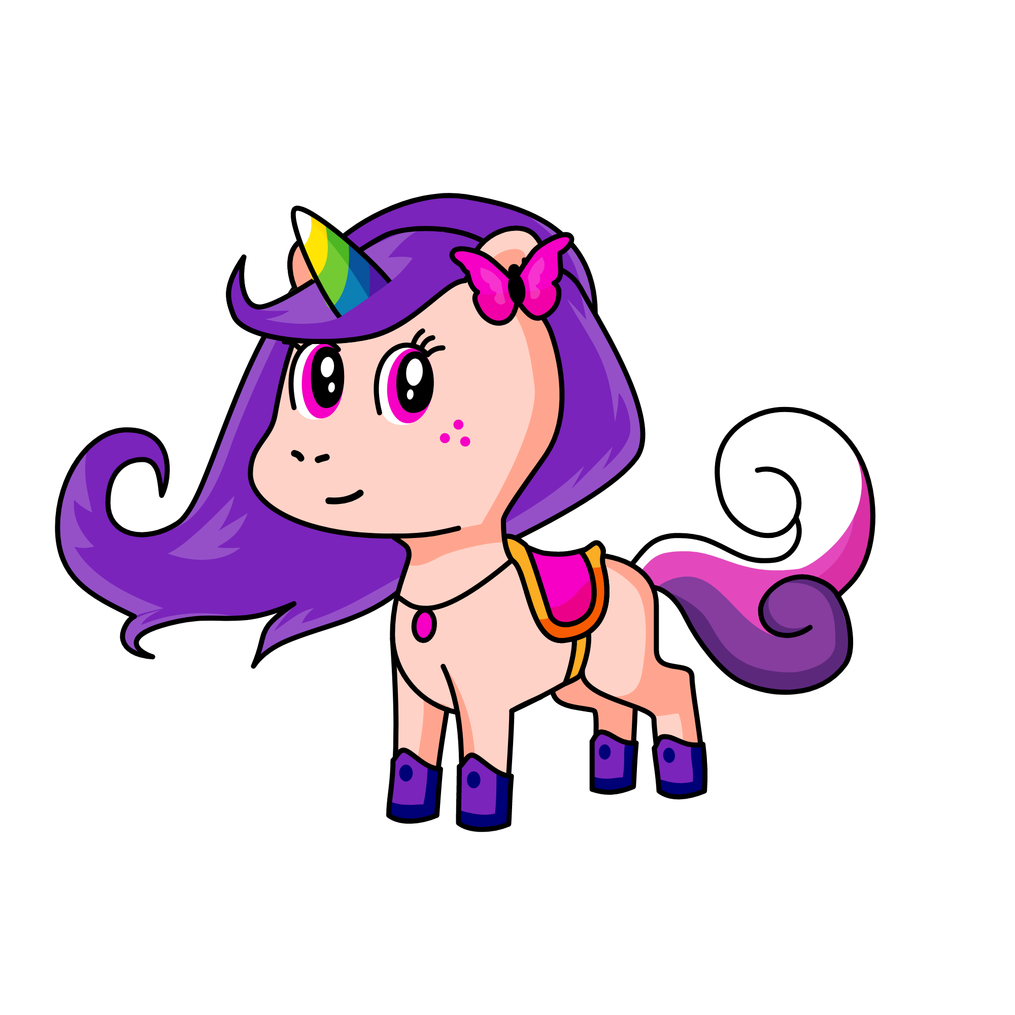 pompom, the unicorn