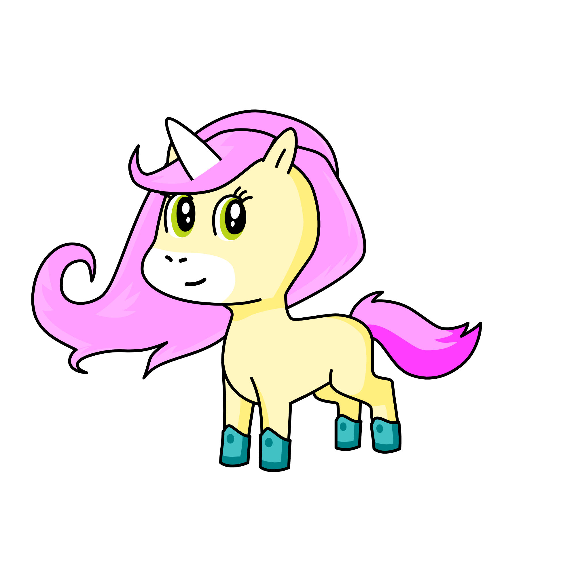 Fluttershy , the unicorn