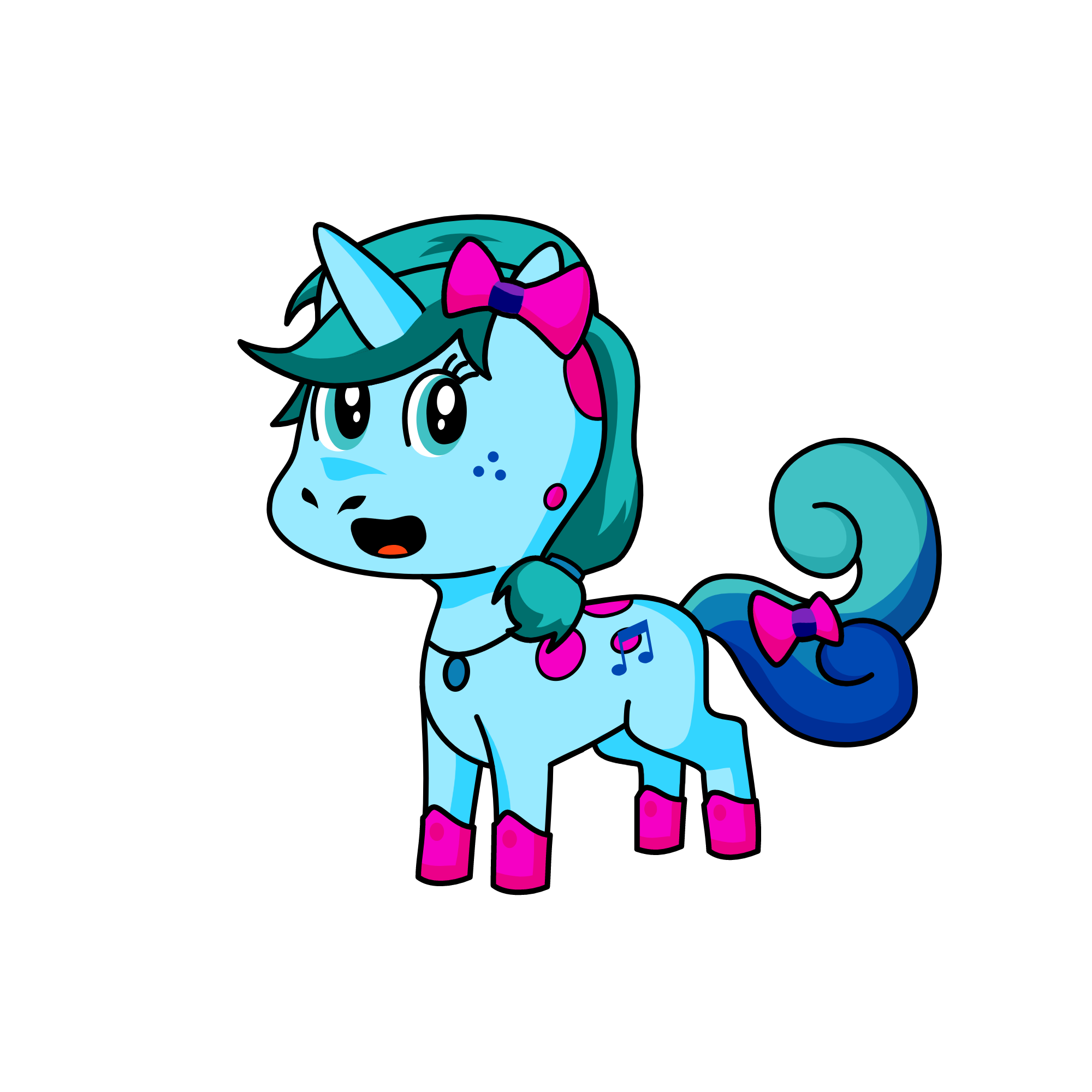 Frosty, the unicorn