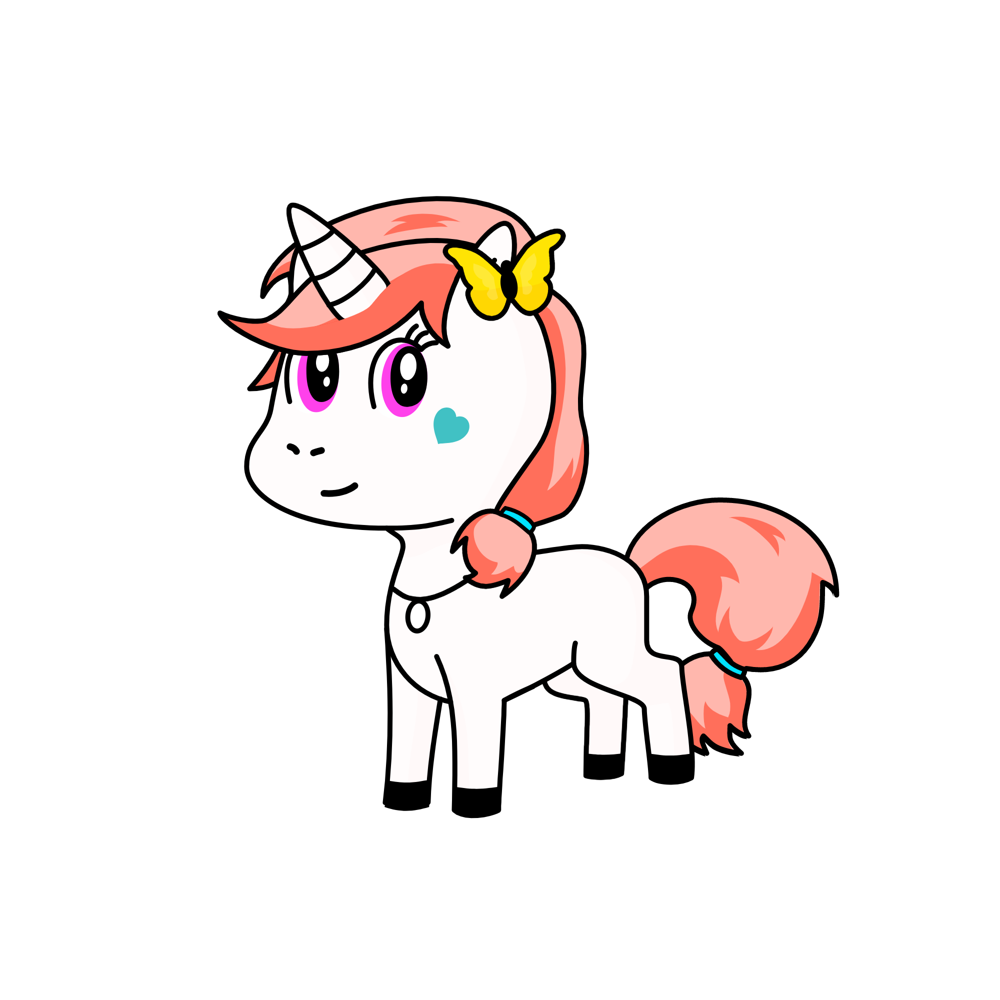 belle, the unicorn