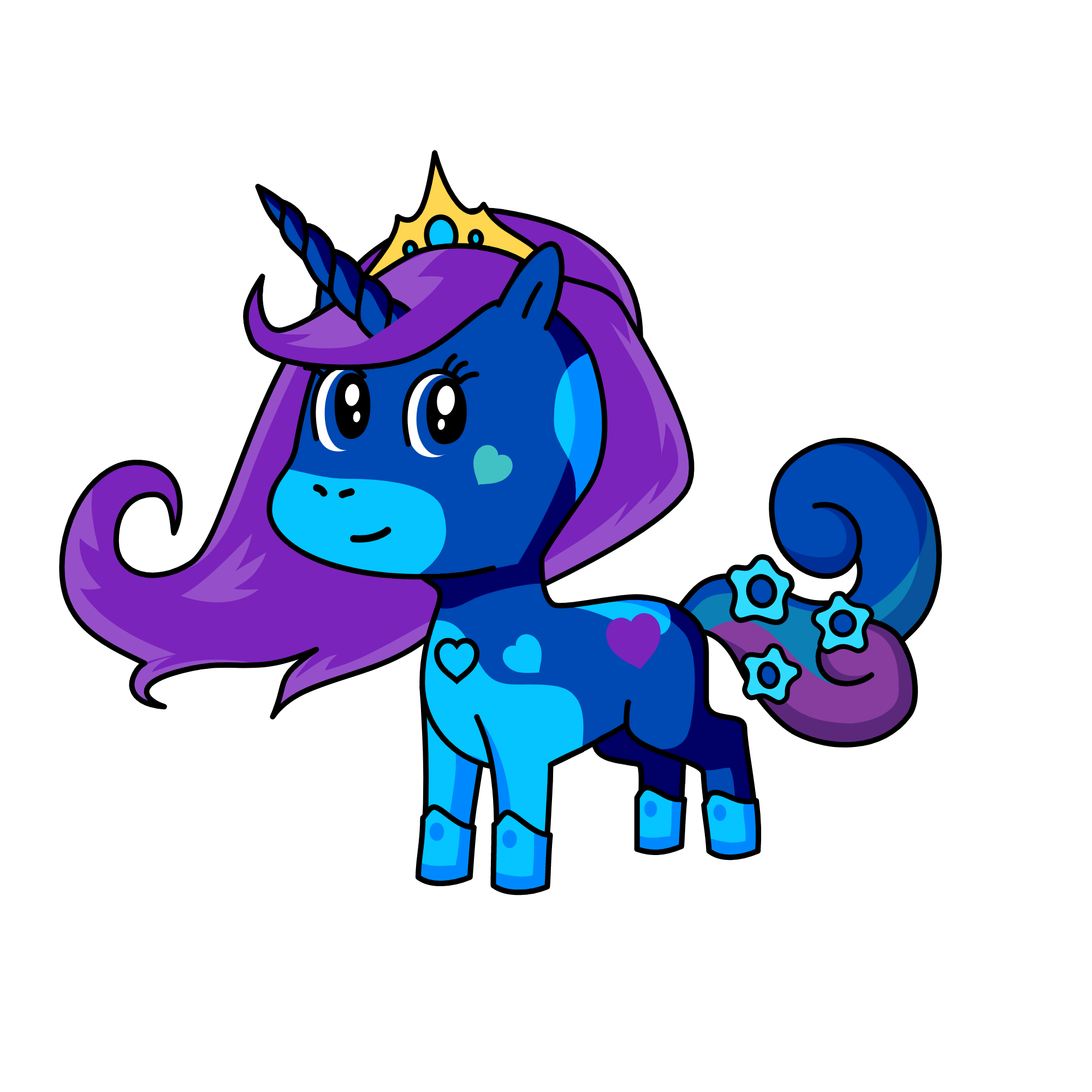 Princess Luna, the unicorn