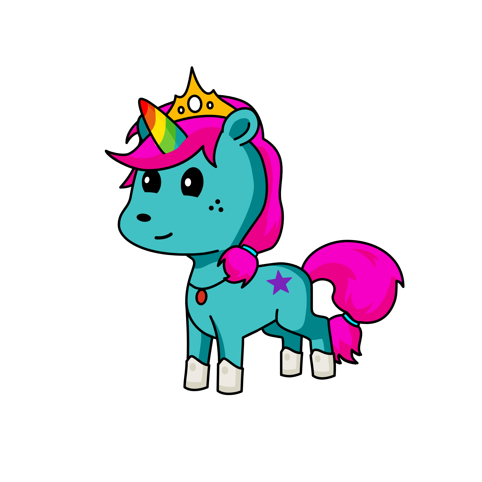 Winter Unicorn, the unicorn
