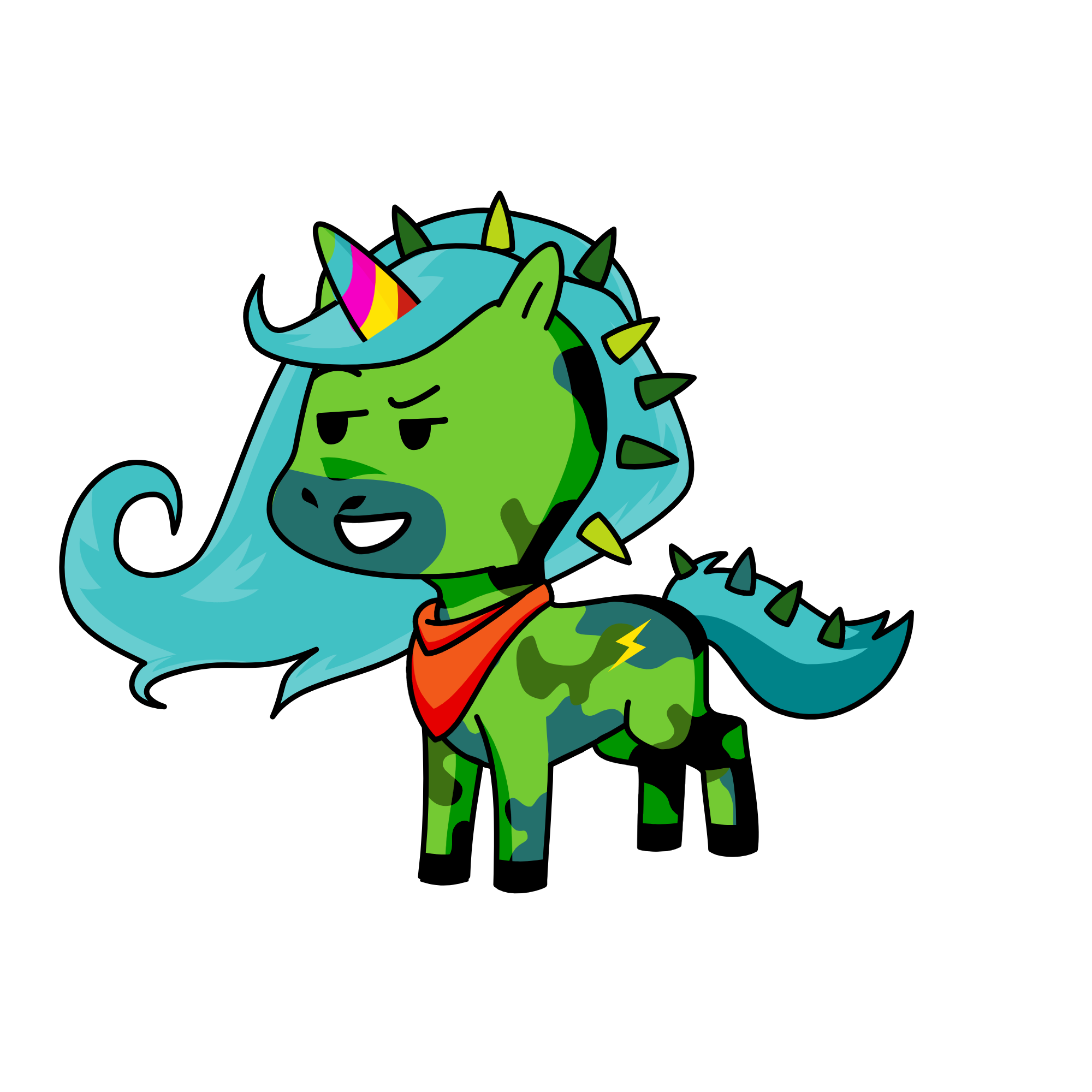 cam, the unicorn