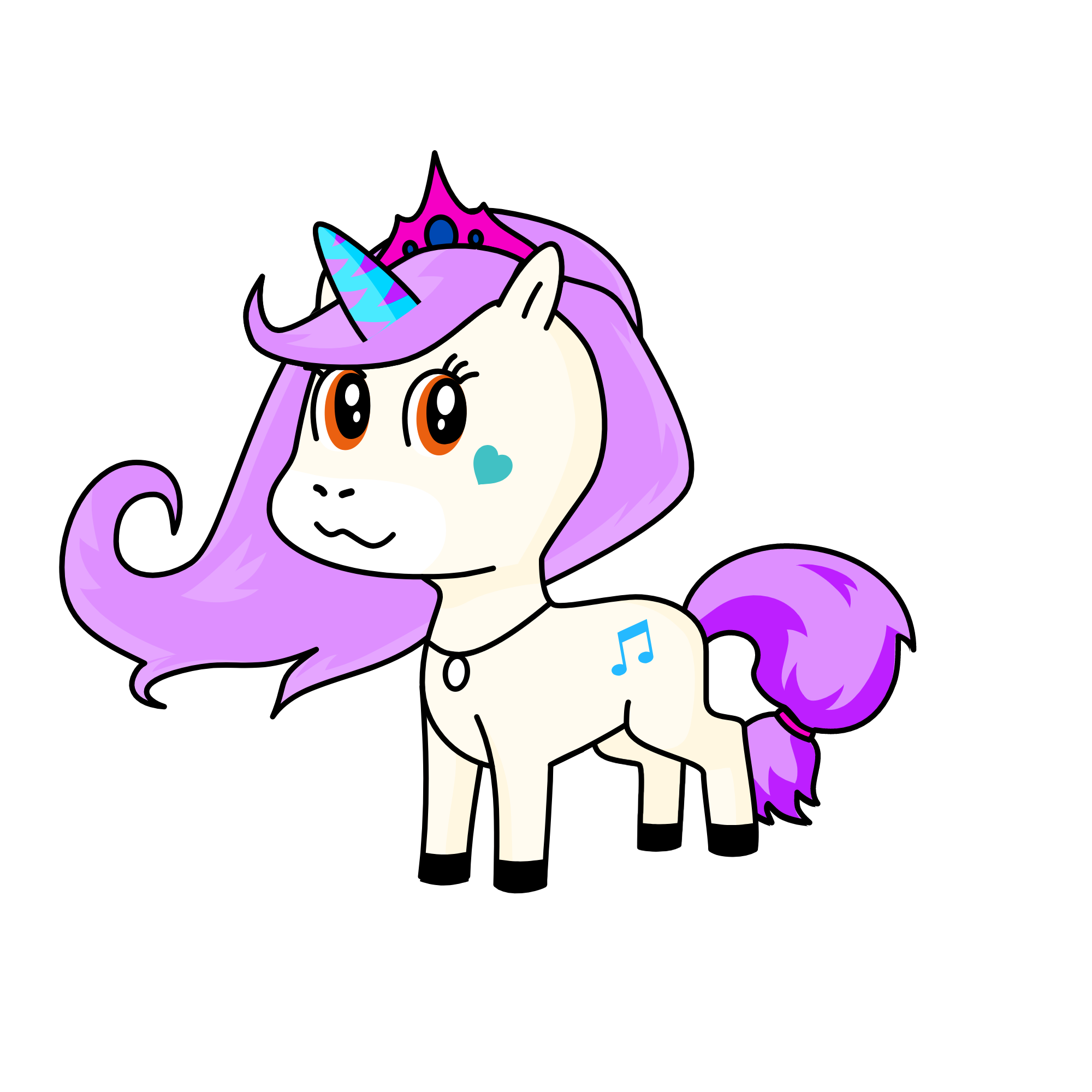Shiny, the unicorn