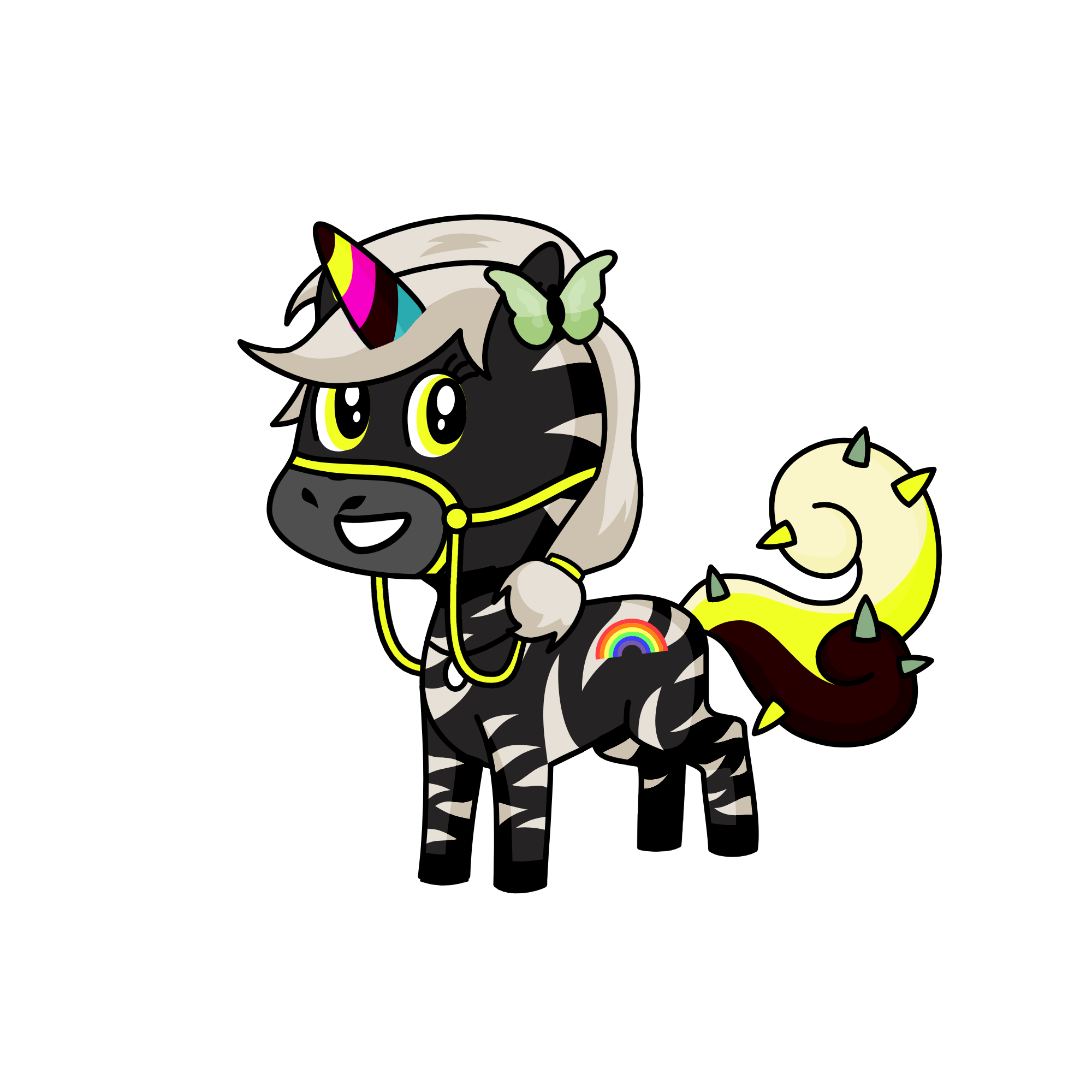 Ebony, the unicorn