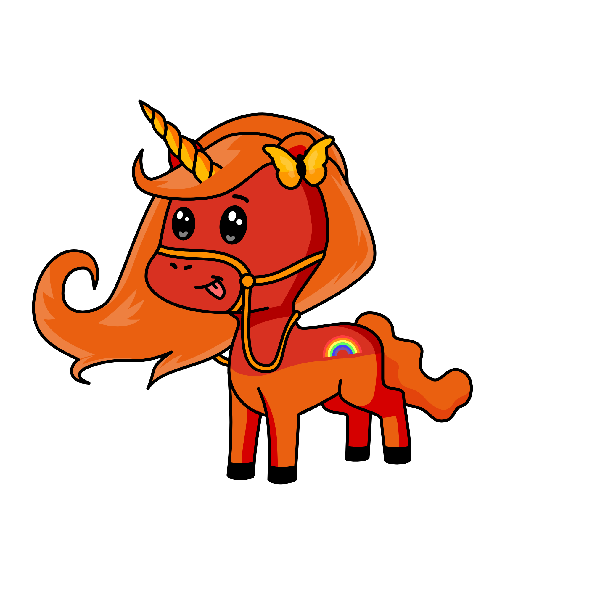 Fire Heart, the unicorn