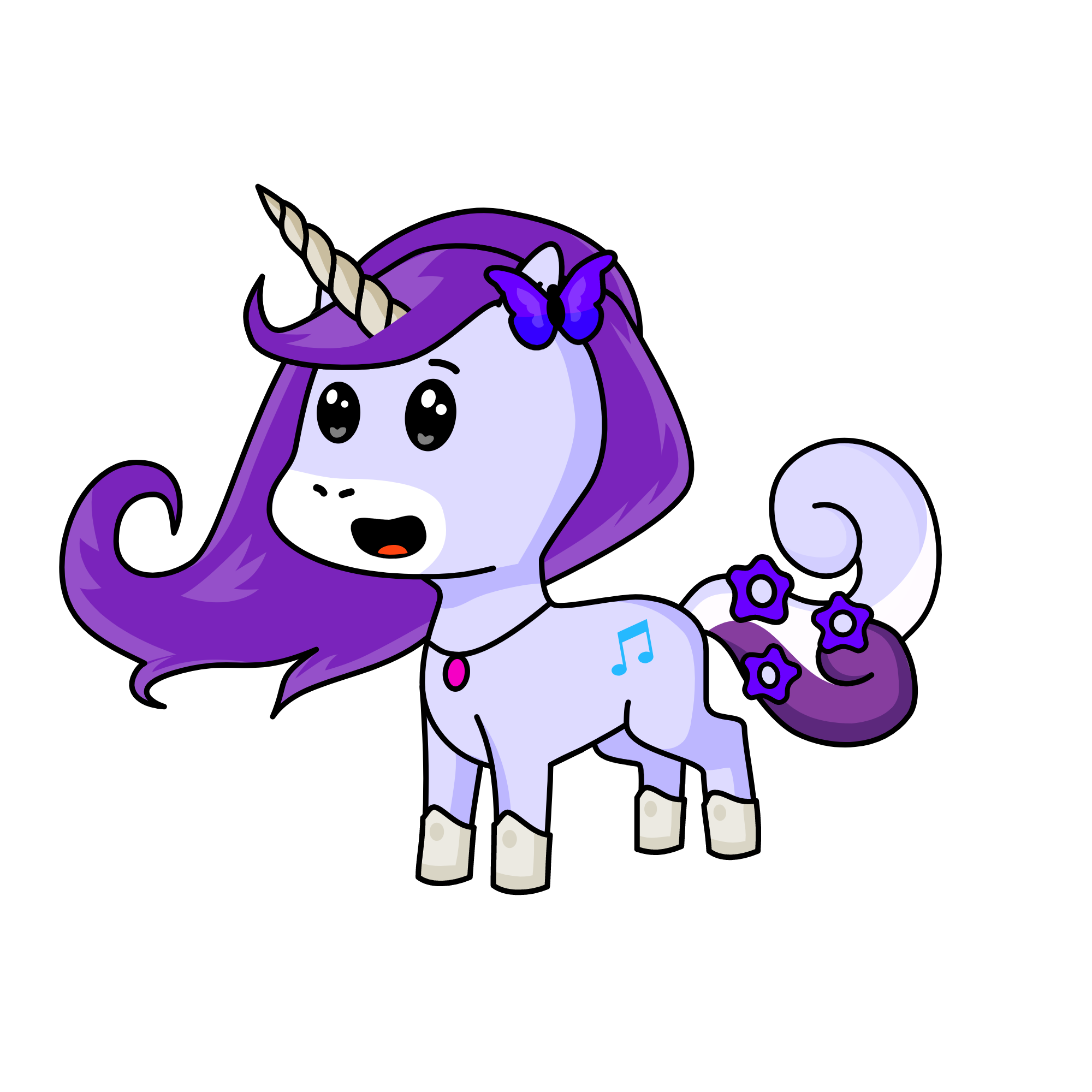 Scarlet, the unicorn