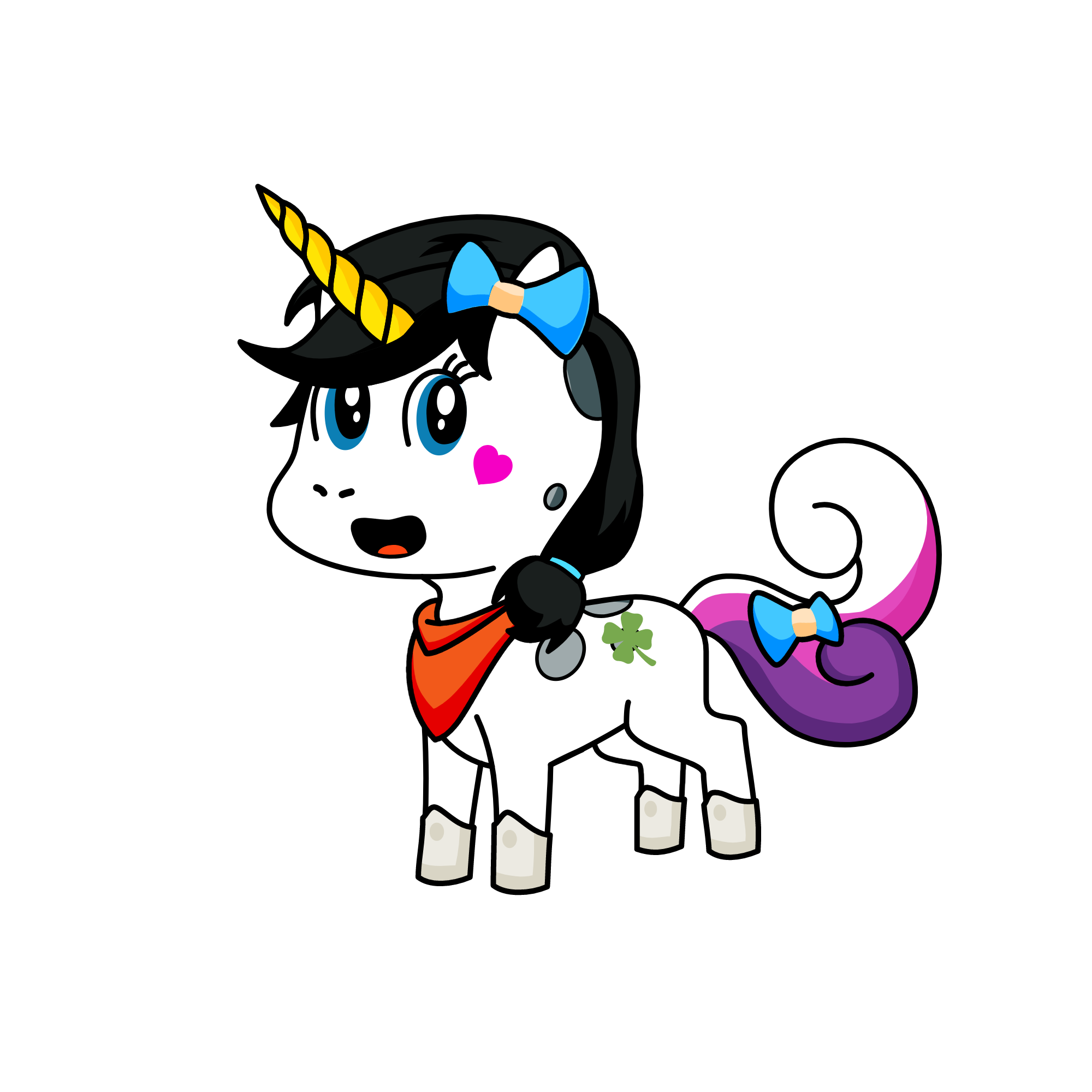 Clover, the unicorn