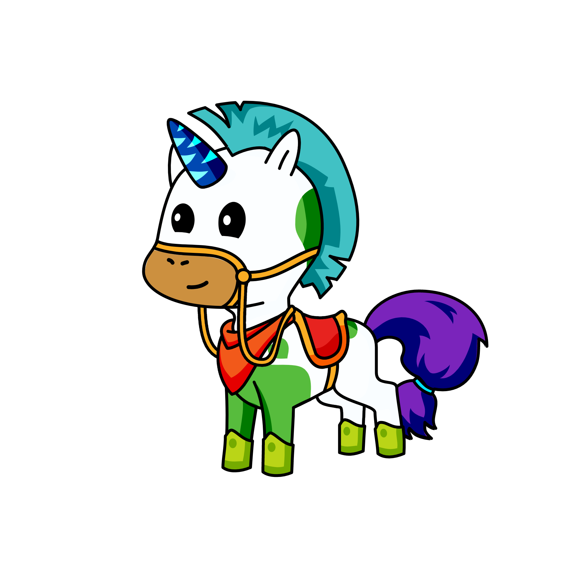 勇敢, the unicorn