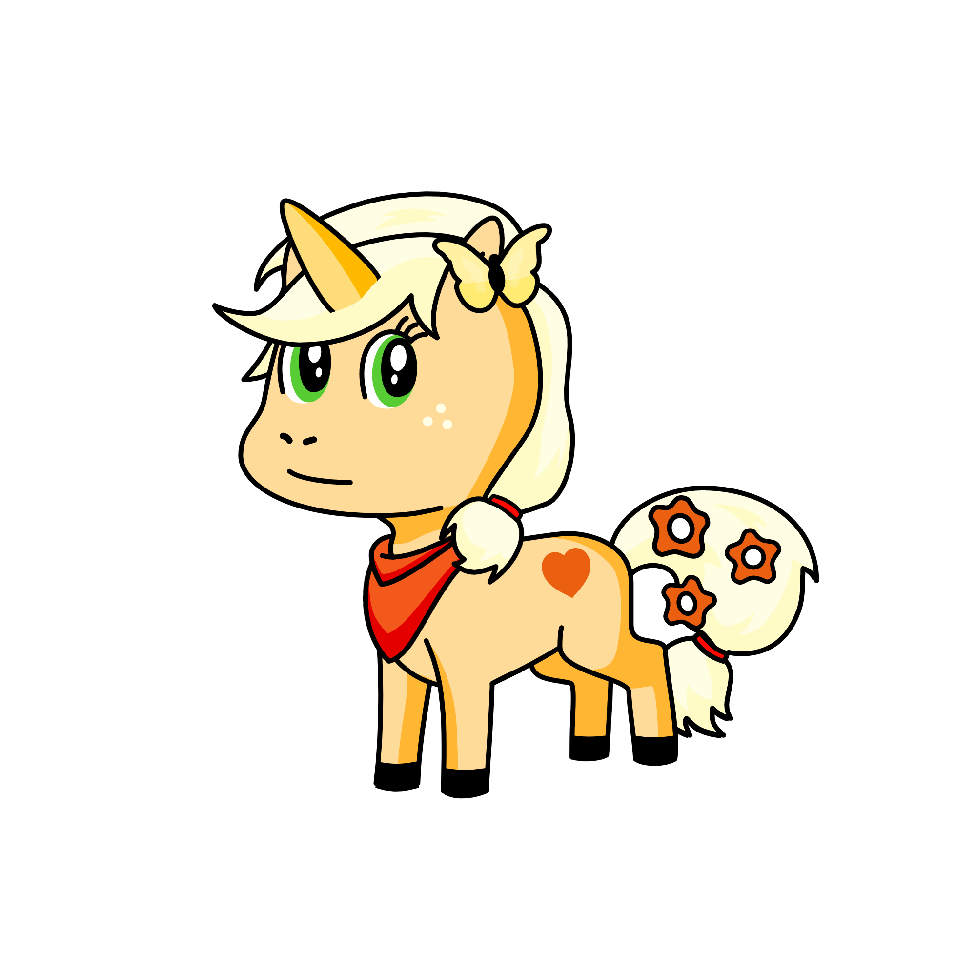 Apple Jack <3, the unicorn