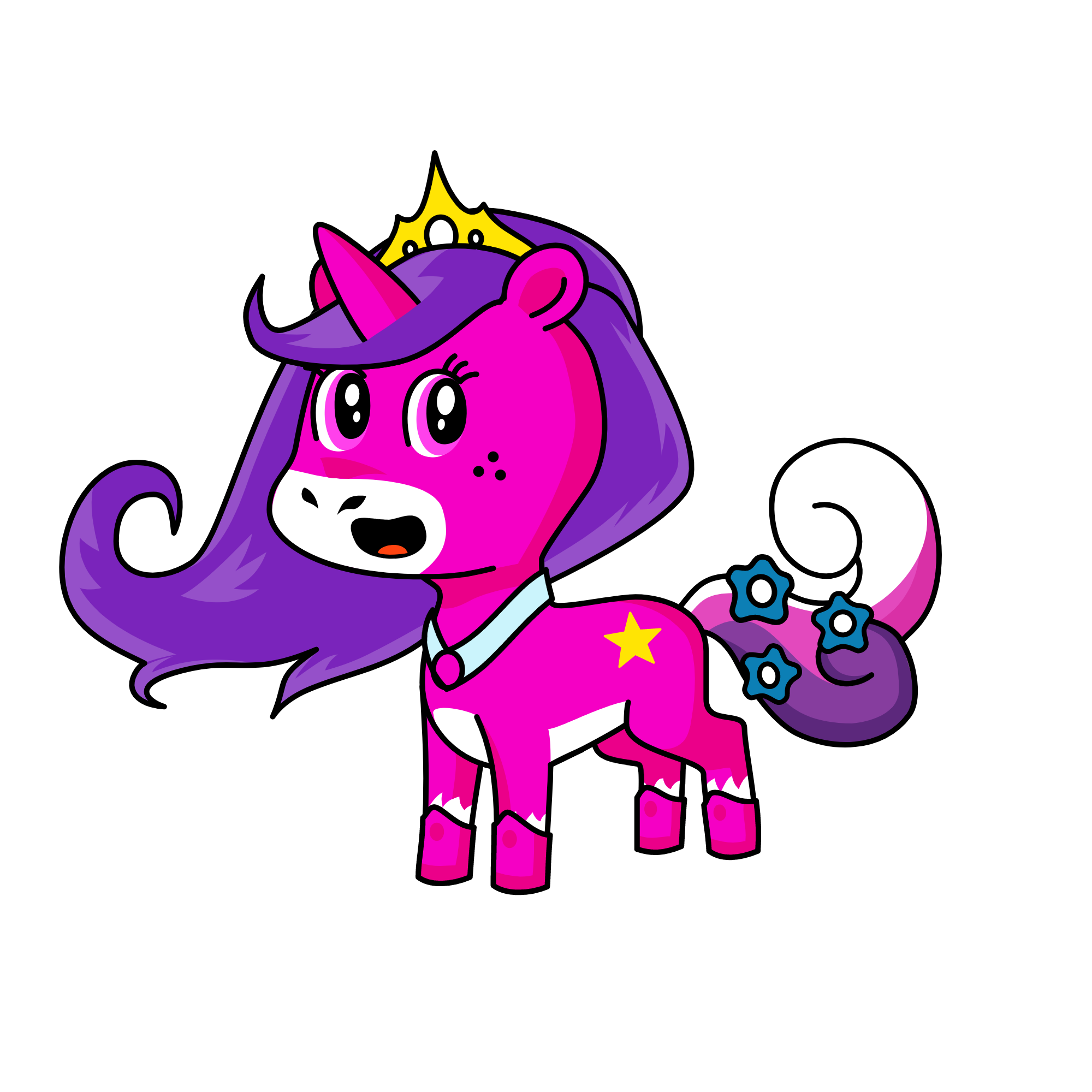 pinky, the unicorn