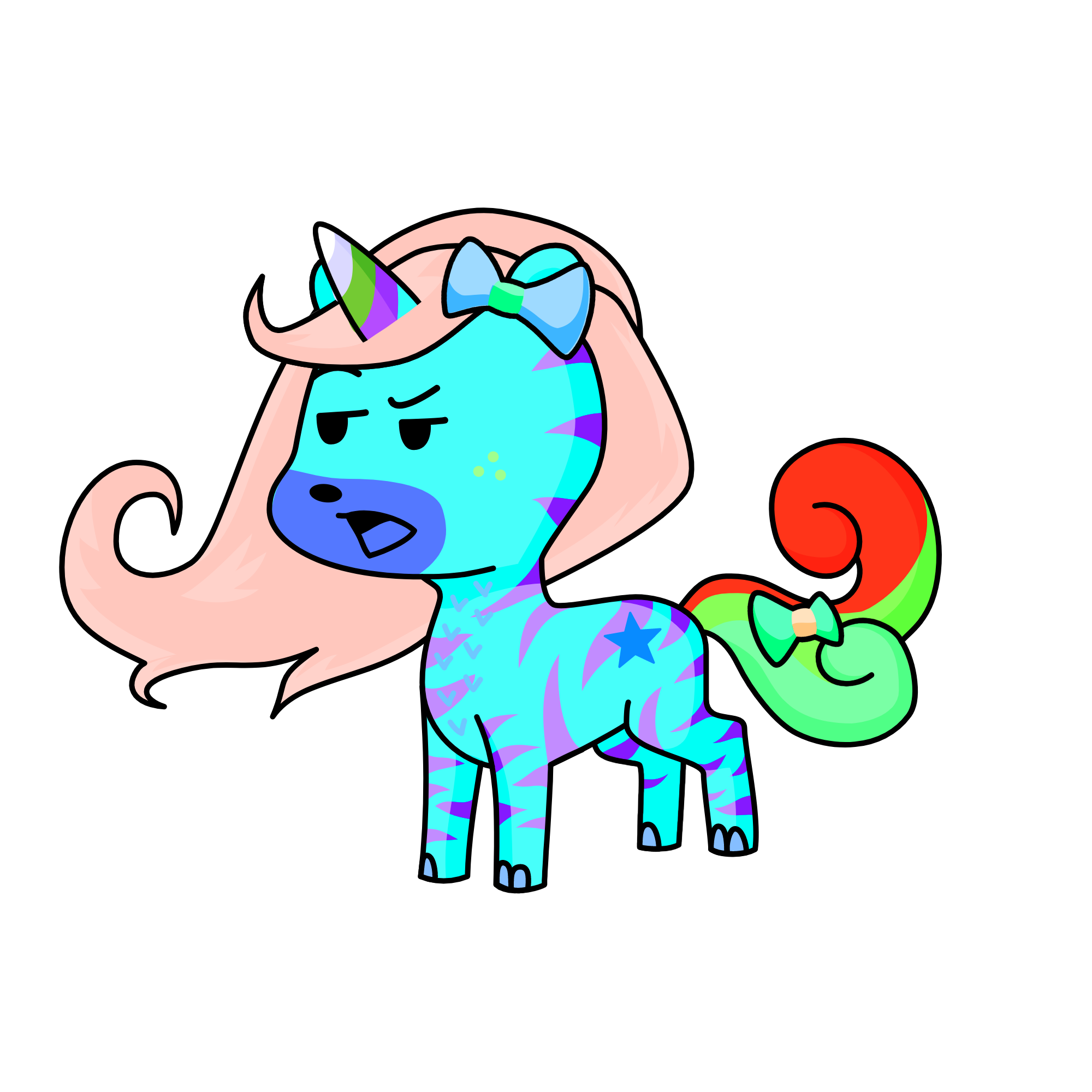 Sentopéia, the unicorn